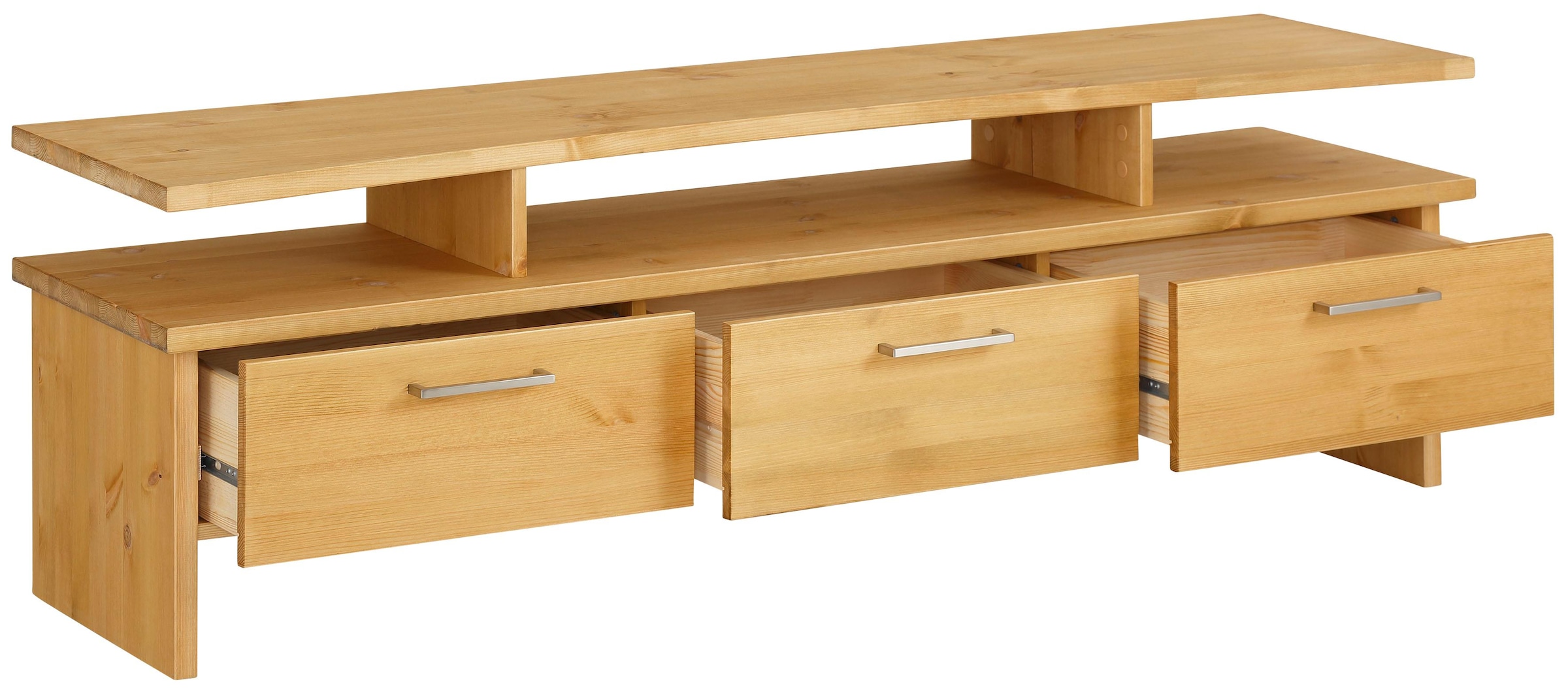 Home affaire TV-Board »Ixo«, Breite 148 cm, mit 3 Schubladen, aus masiver Kiefer, FSC®