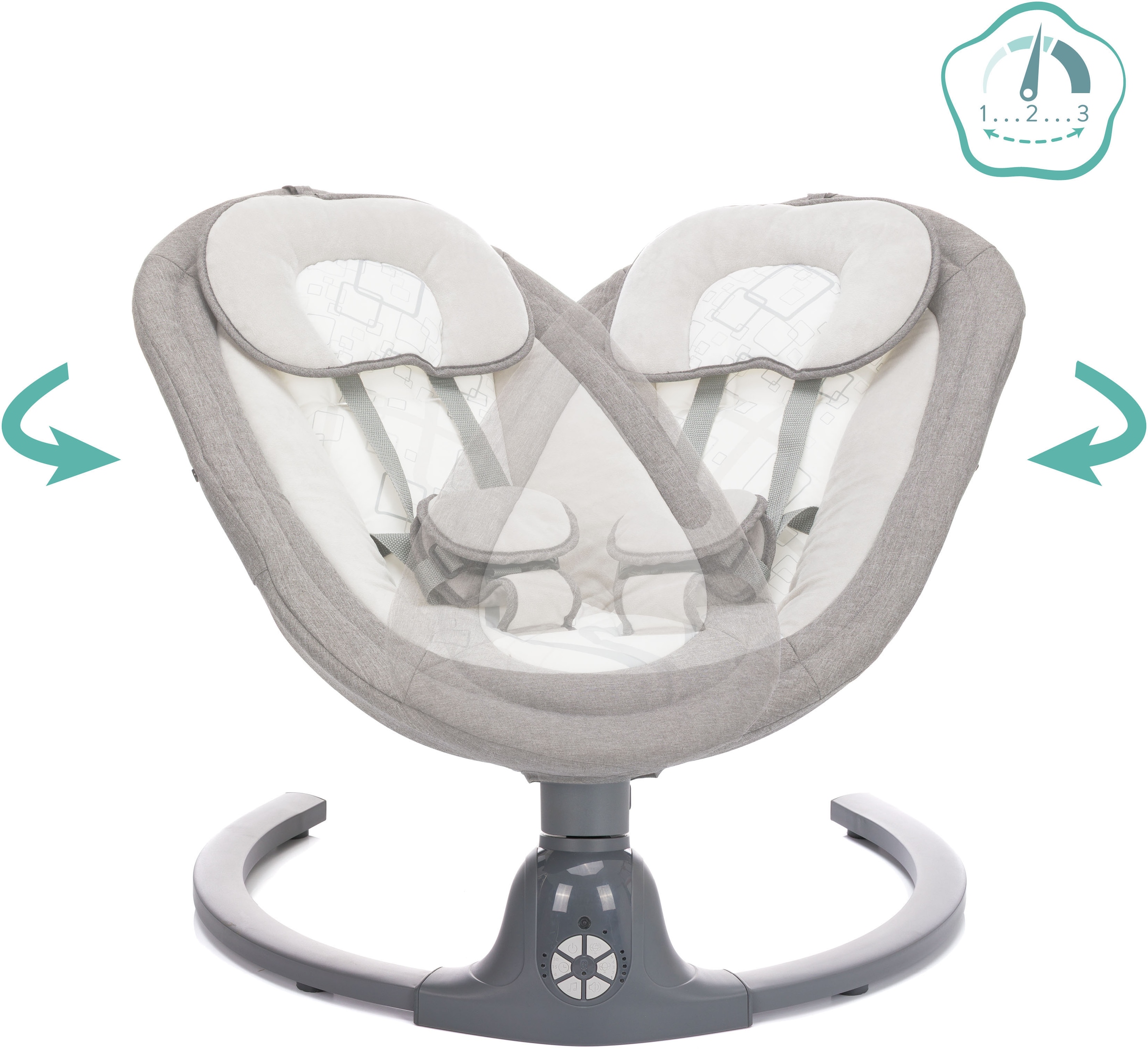 Fillikid Babywippe »Stella« bis 9 kg elektrisch; intelligente KI-Bewegungserkennung