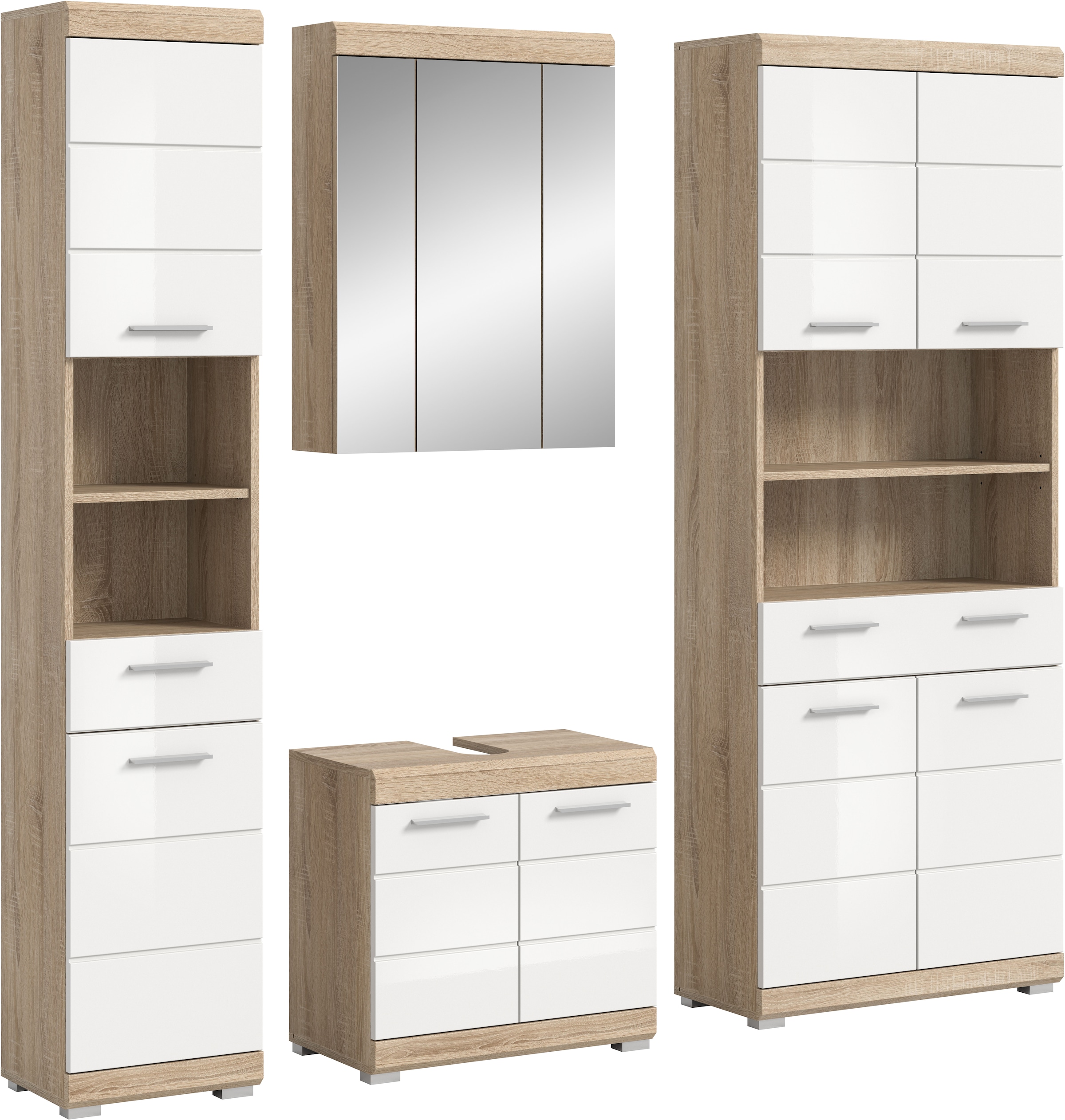 INOSIGN Badmöbel-Set »Siena, 4 teilig, bestehend aus:«, (Set), Hochschrank günstig online kaufen