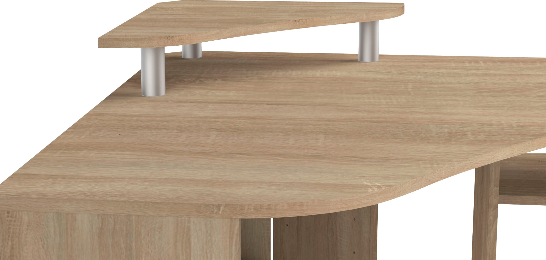 TemaHome Schreibtisch »Corner«, Melamingestell, Tischplatte in untersch. Farbvarianten, Breite 94 cm