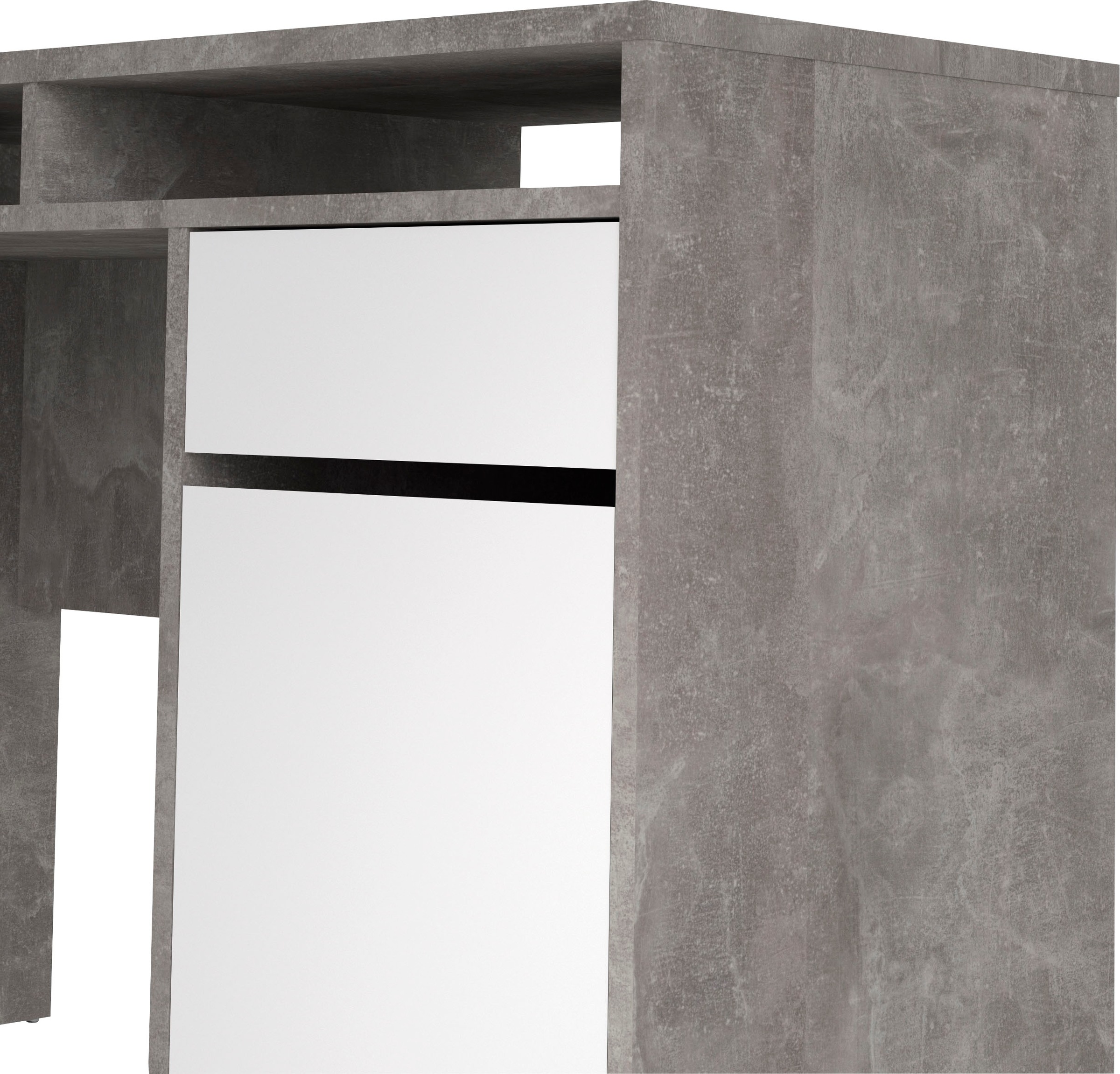 INOSIGN Schreibtisch »Plus«, mit vielen Stauraummöglichkeiten, zeitloses Design
