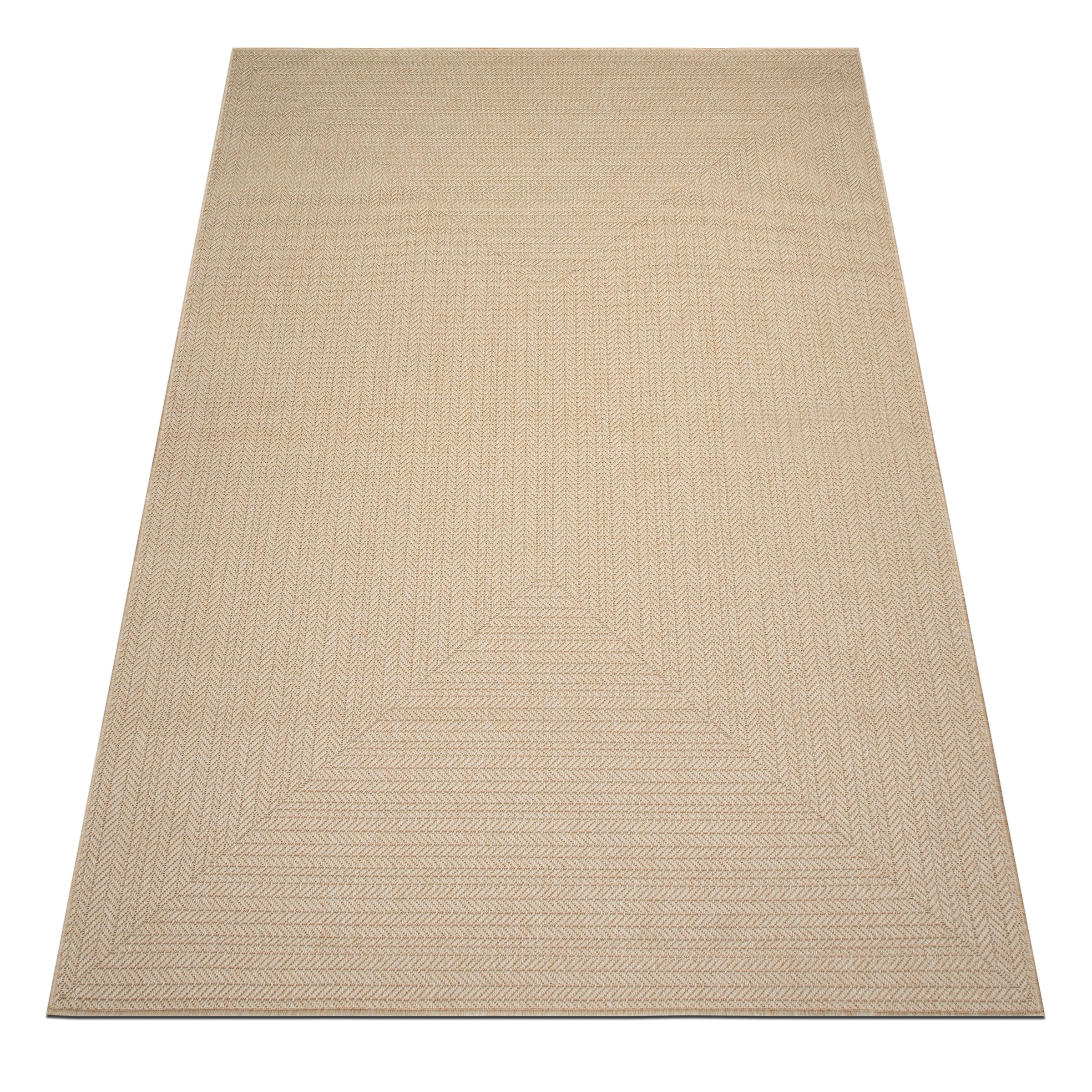 OTTO home Teppich »Aliv«, rechteckig, 3 mm Höhe, In-und Outdoorgeeignet, Sisal-Look robust, leicht zu reinigen