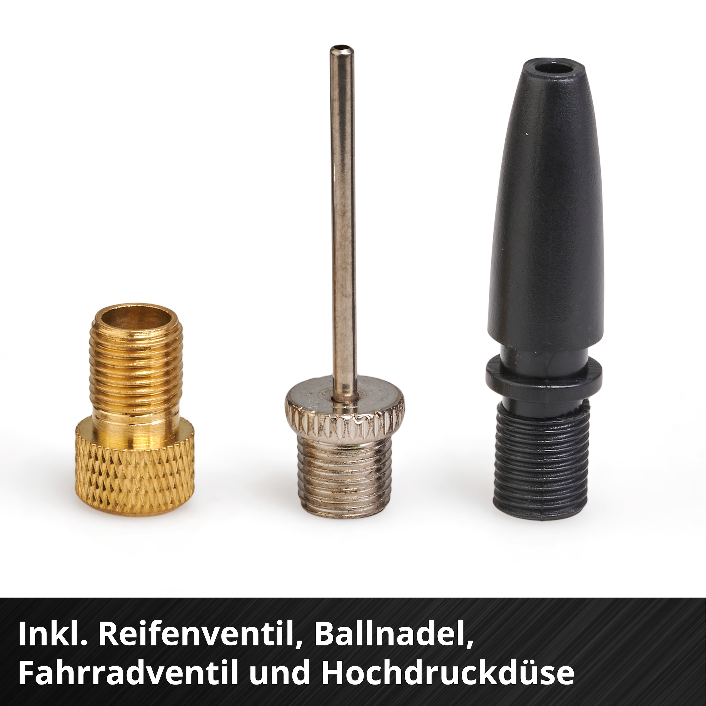 Einhell Akku-Handkompressor »CE-CC 18 Li-Solo«, (Set, 5 tlg.), Inklusive 3-teiligem Adapter-Set, ohne Akku, ohne Ladegerät