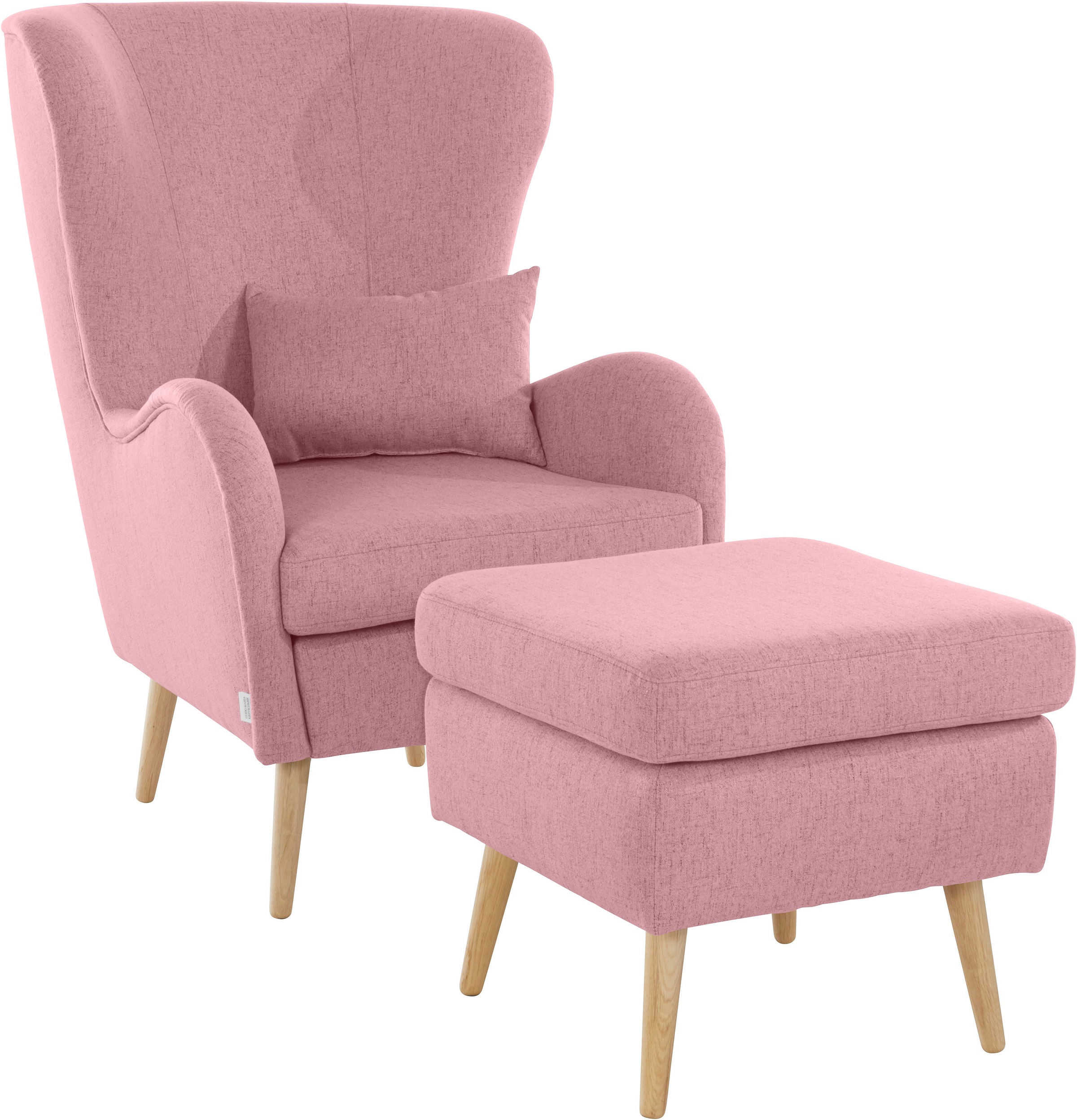 Guido Maria Kretschmer Home&Living Sessel »Sallito«, incl. Hocker, in 6 Bez günstig online kaufen