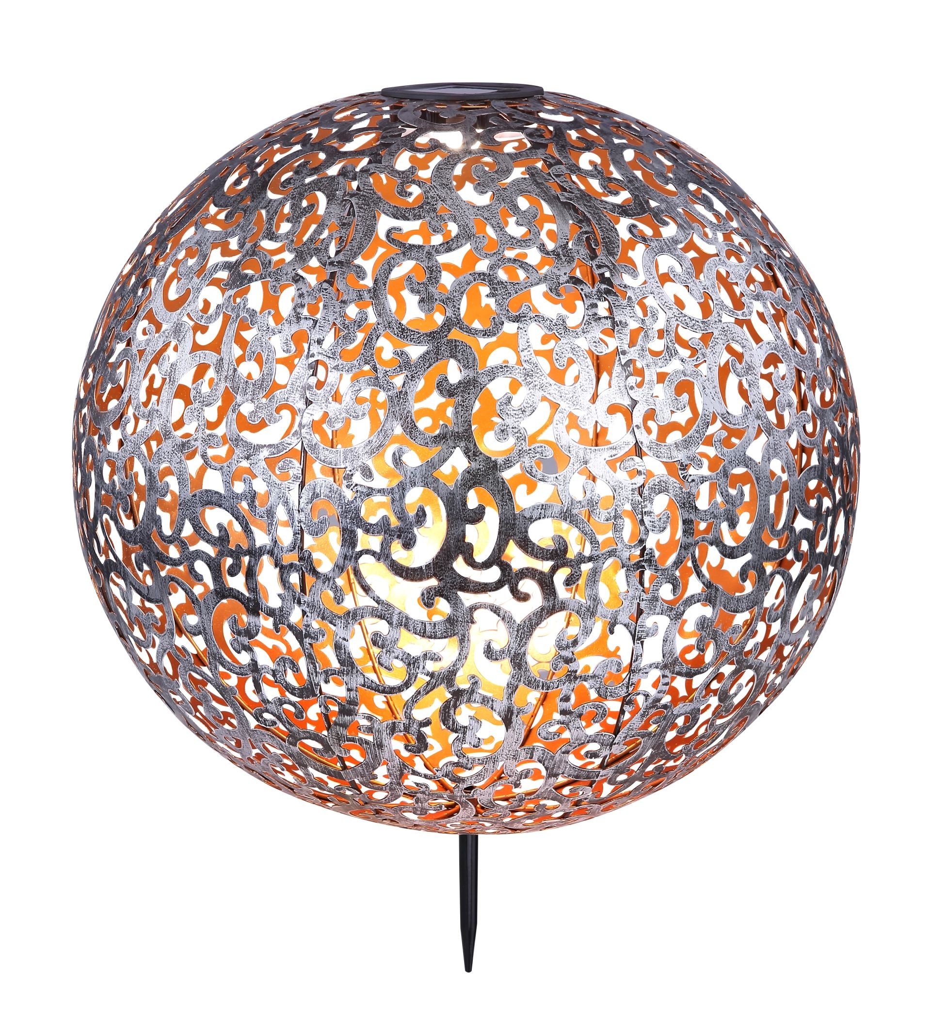 GLOBO LIGHTING LED Solarleuchte »SOLAR«, 1 flammig, Leuchtmittel LED-Modul | LED fest integriert, Solarlampe für Garten, Toller Lichteffekt, Solarkugel mit Erdspieß