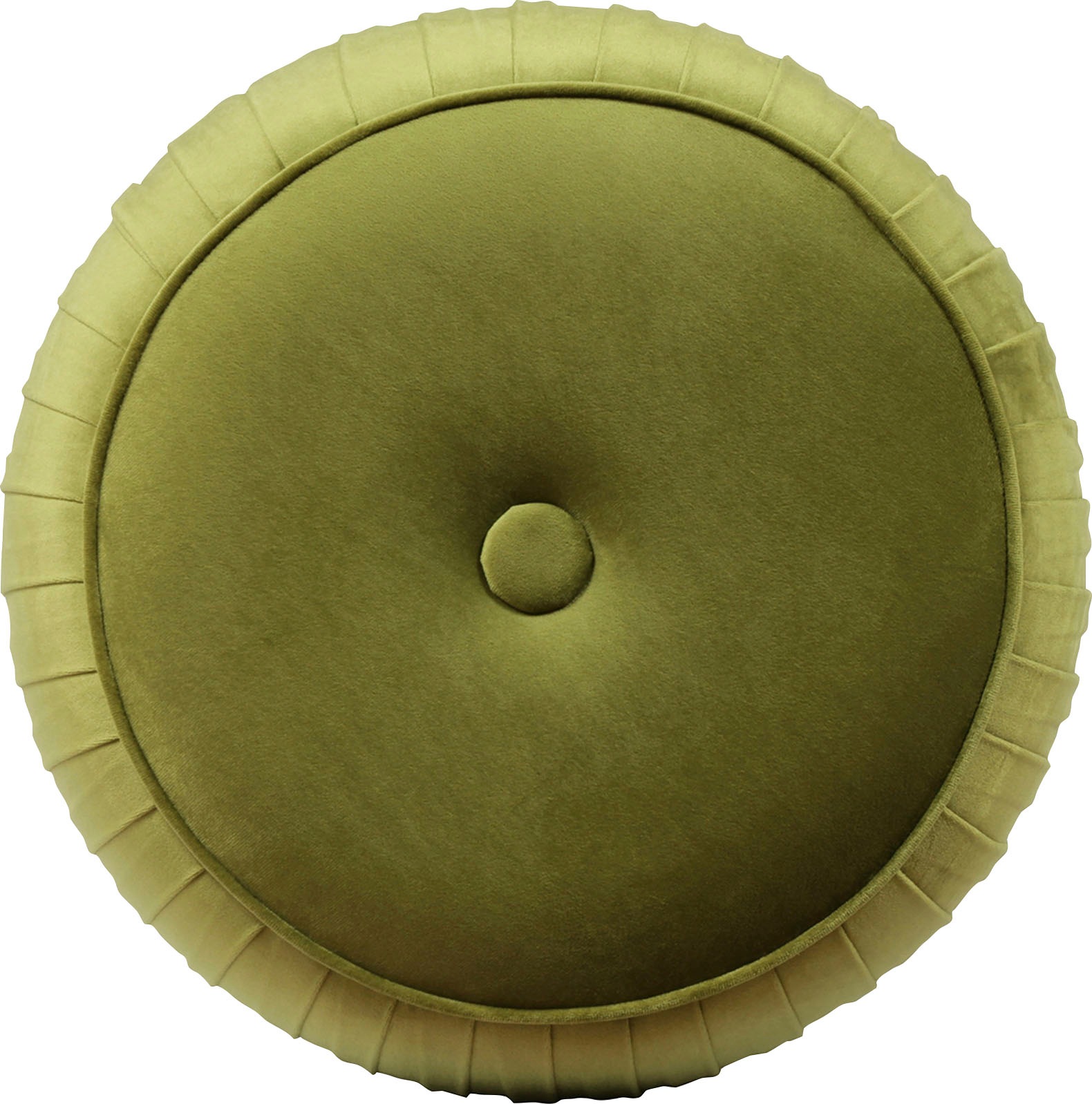 Kayoom Sitzhocker »Hocker Lilje, Edler Touch durch goldenen Sockel,Hochwertiger Samtbezug«, (1 St.), samtweich, gesteppte Ziernaht, Edelstahlsockel, Hochwertiger Samtbezug