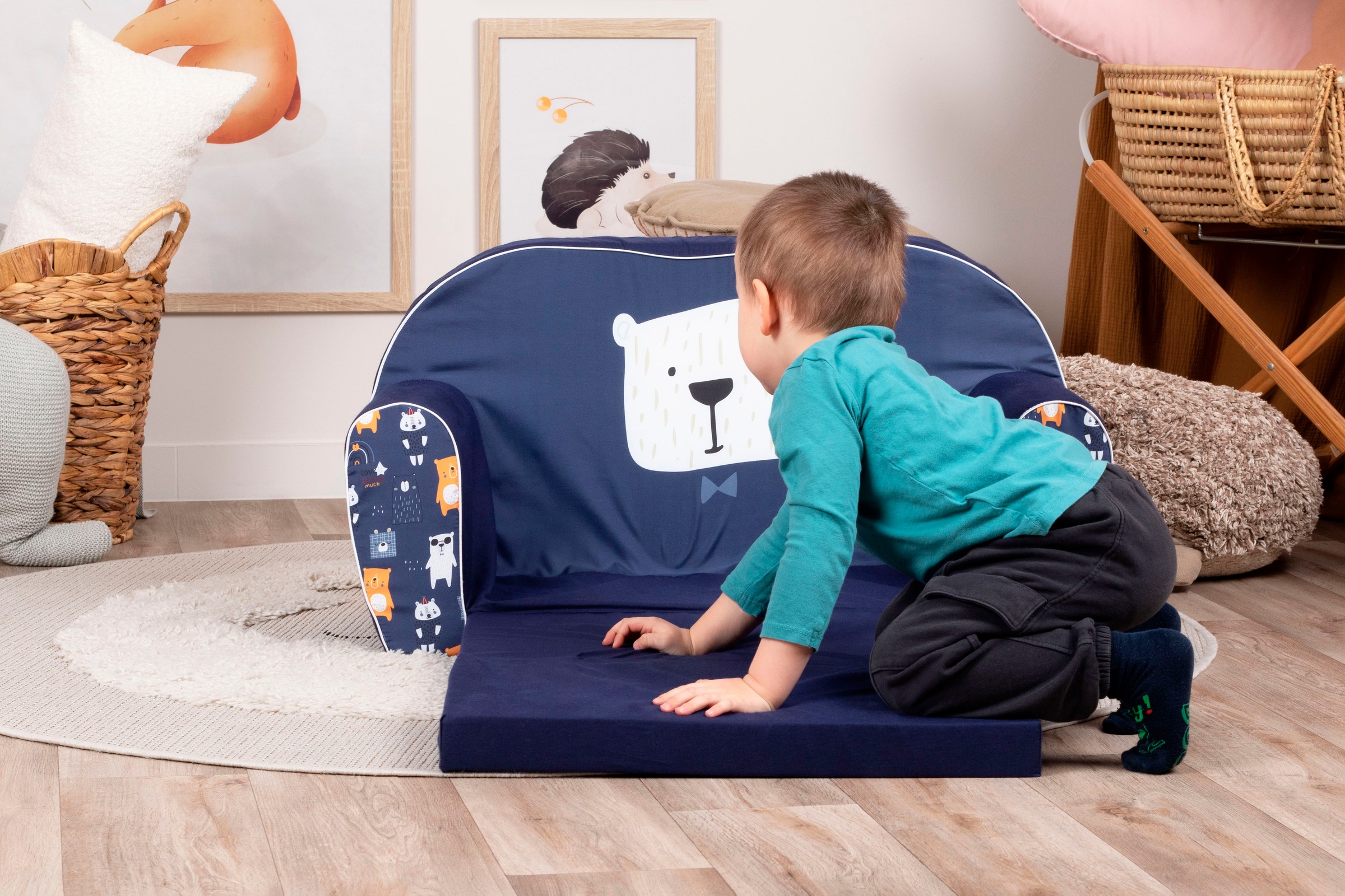 Knorrtoys® Sofa »Pretty bear«, für Kinder; Made in Europe