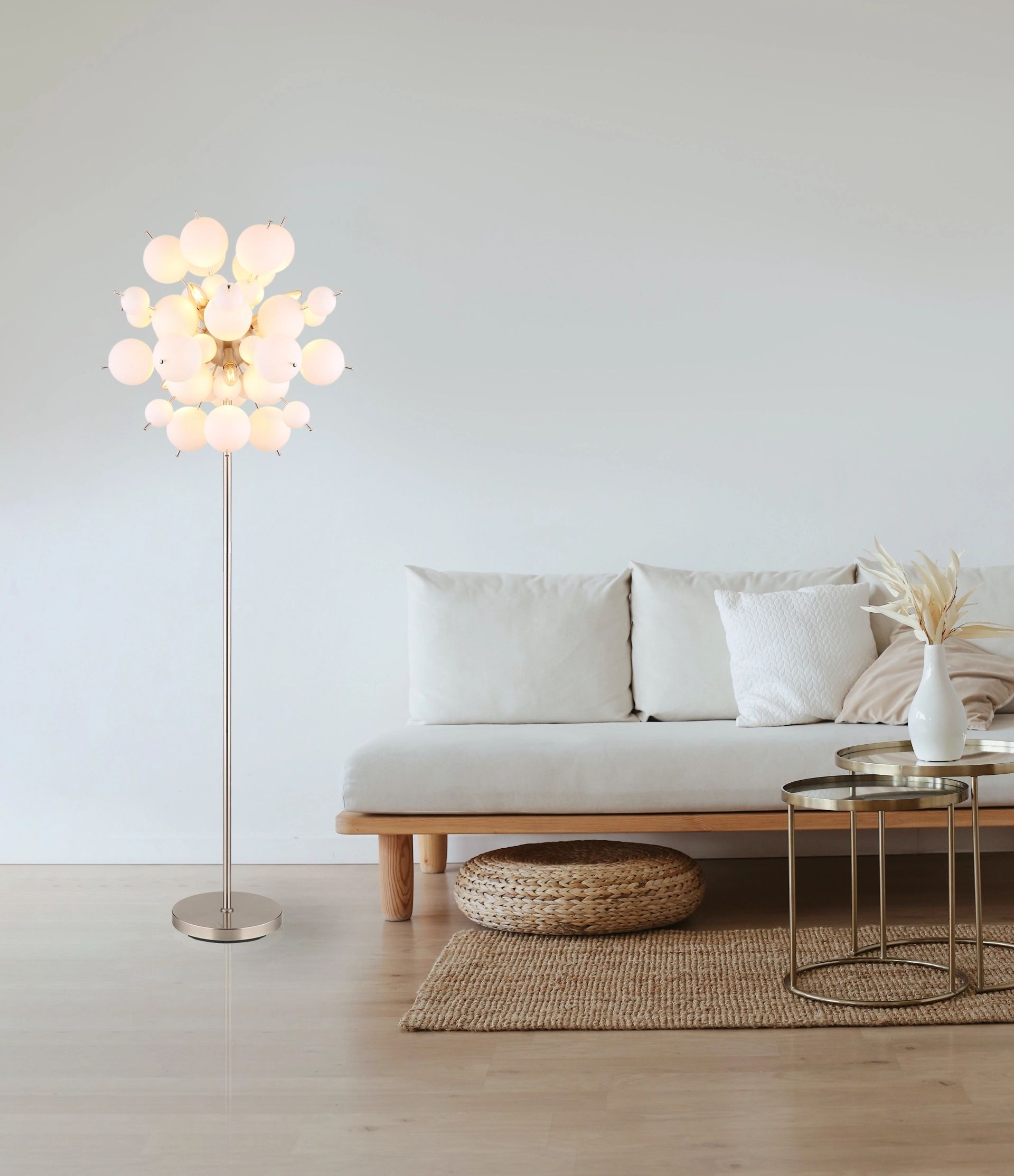 GLOBO LIGHTING Stehlampe »UDO«, Leuchtmittel E14   ohne Leuchtmittel, 320lm günstig online kaufen