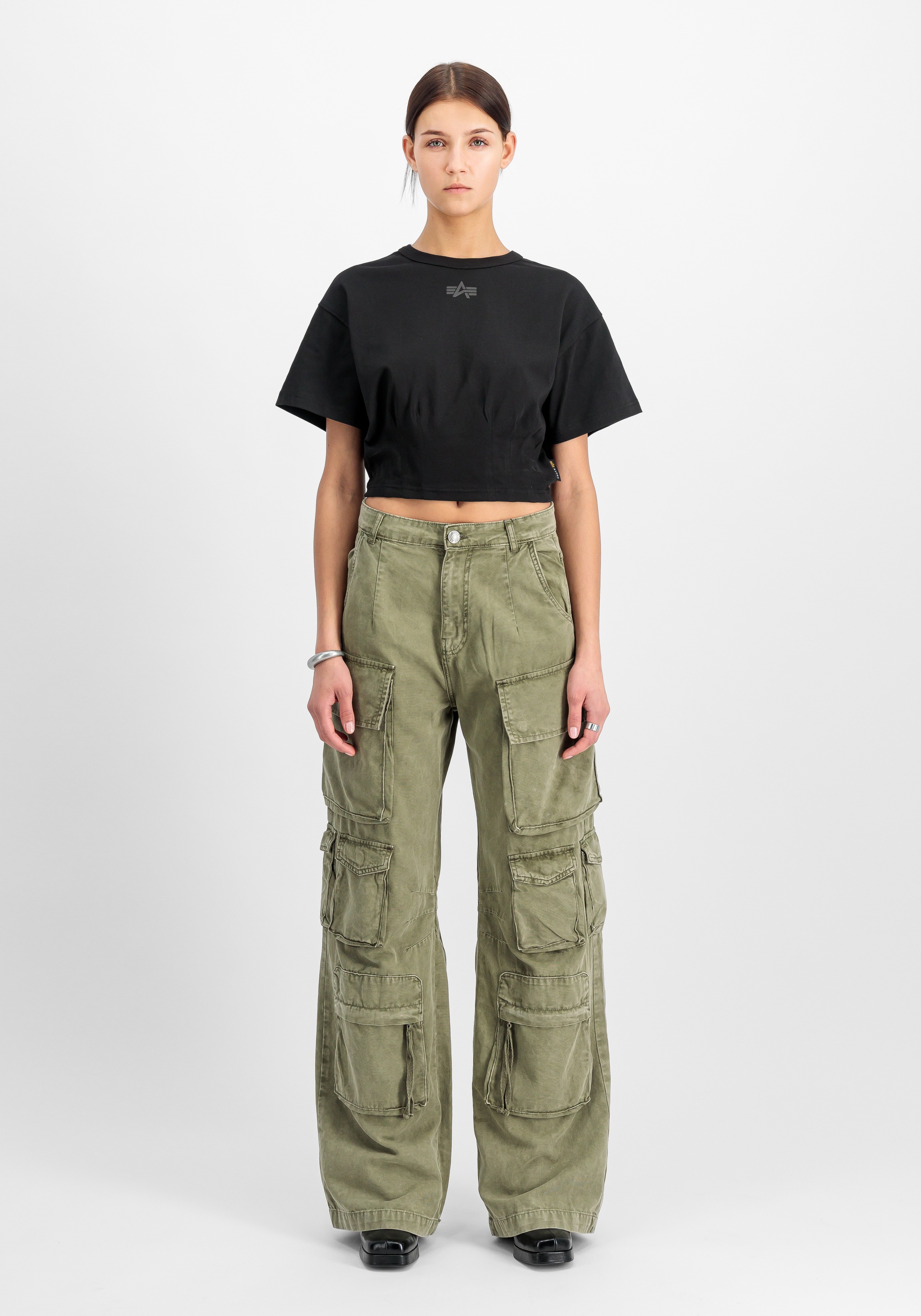 Alpha Industries T-Shirt »Alpha Industries Women - T-Shirts Waisted T-Shirt W«