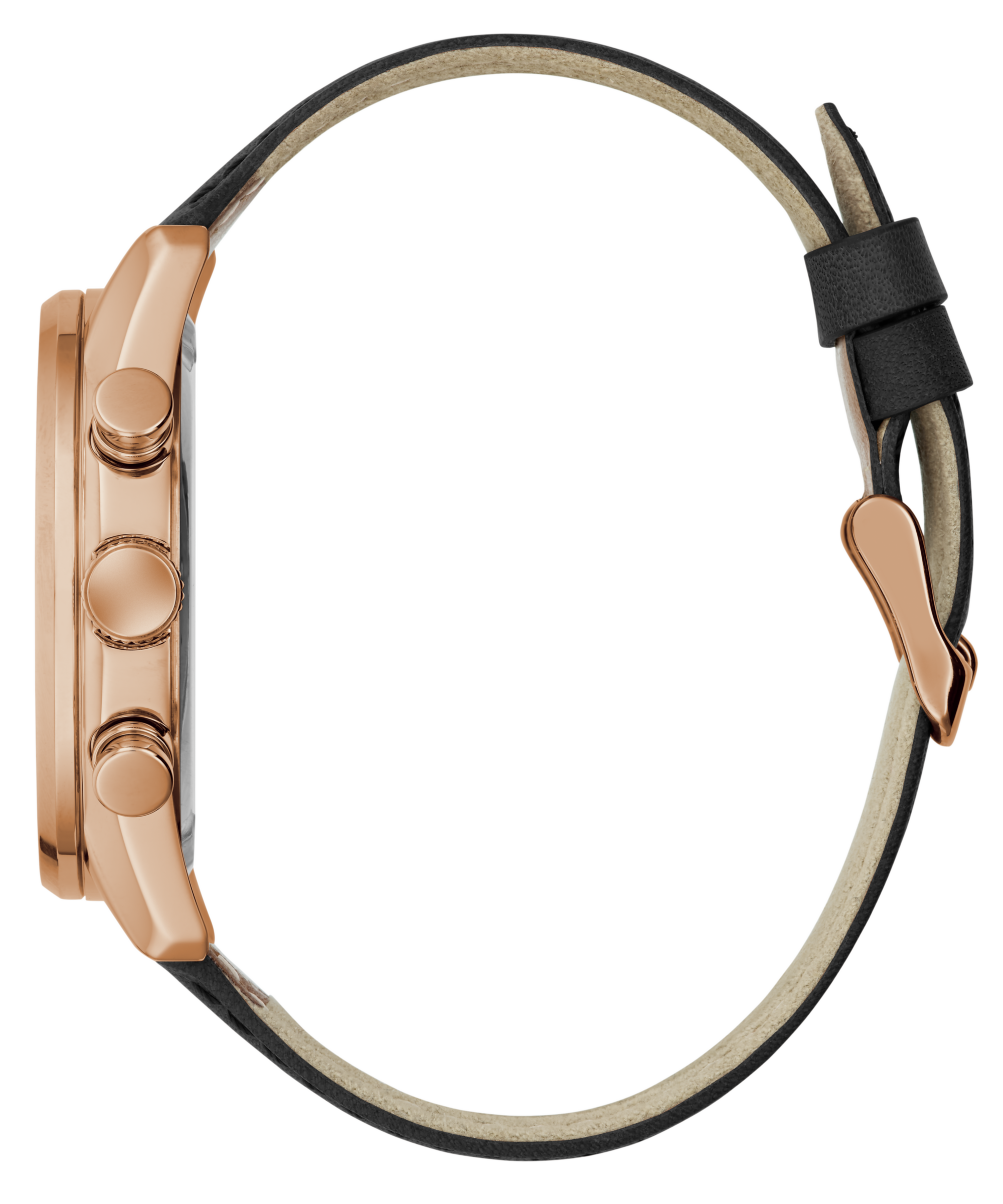 Guess Multifunktionsuhr »DAWSON«, Quarzuhr, Armbanduhr, Herrenuhr, Lederarmband