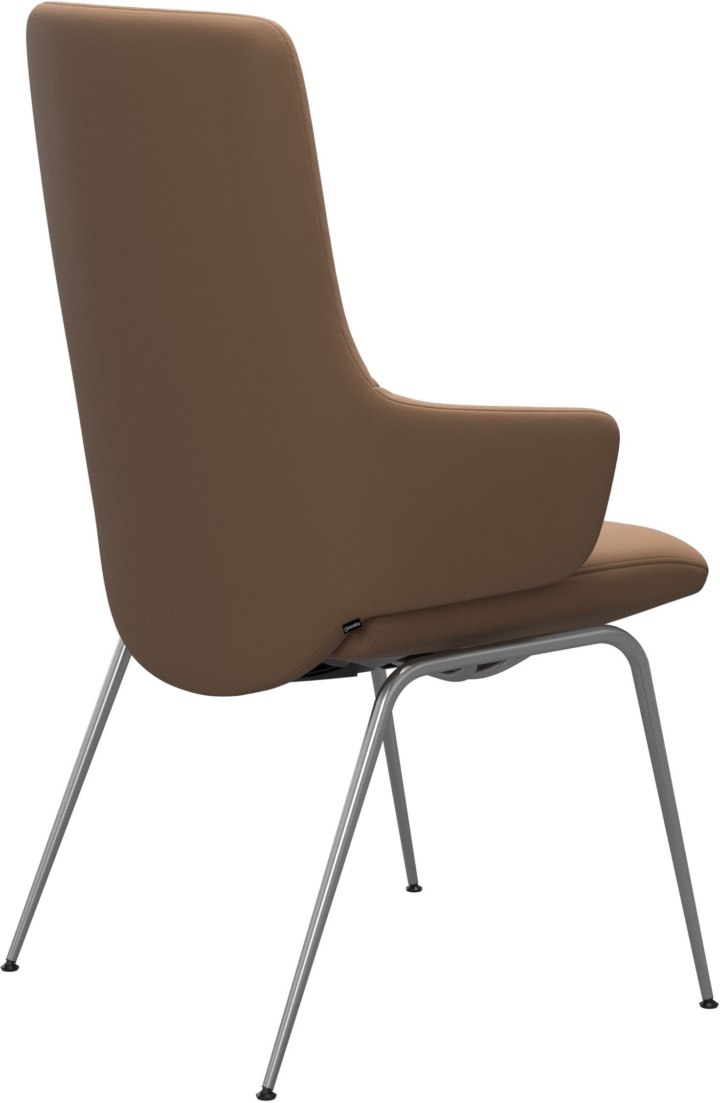 Stressless® Polsterstuhl »Laurel«, Leder BATICK, High Back mit Armlehne, Größe L, mit Beinen aus Stahl in Chrom