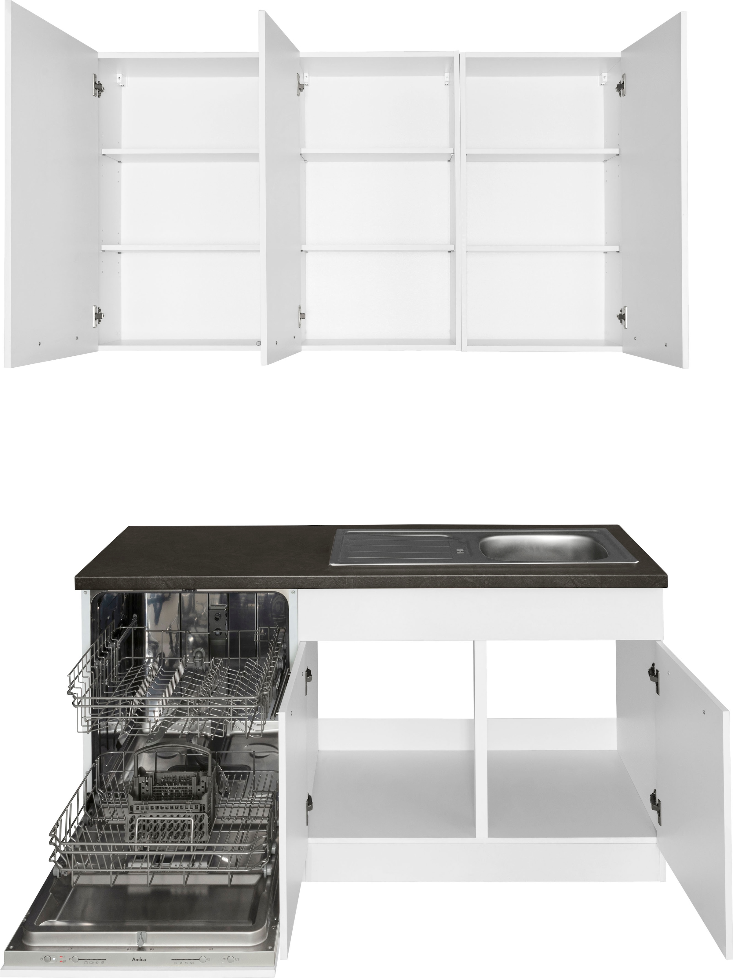 x %Sale mit 260 wiho Küchen jetzt Winkelküche im »Unna«, 220 Stellbreite E-Geräten, cm