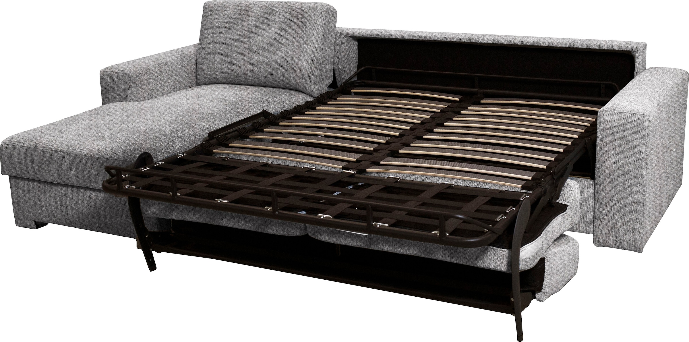 Home affaire Ecksofa Roma "L" Dauerschlaffunktion, mit Unterfederung, Matratzenhöhe 14cm, Liegemaße ca 163x198 cm, L-Form