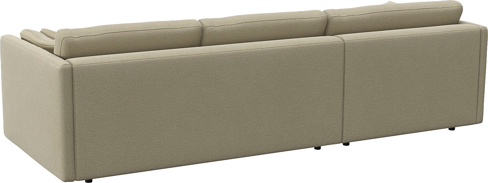 FLEXLUX Ecksofa »Lovane«, Weich & anschmiegsam, große Sitztiefe auf Kaltschaum, Dekokissen inkl.