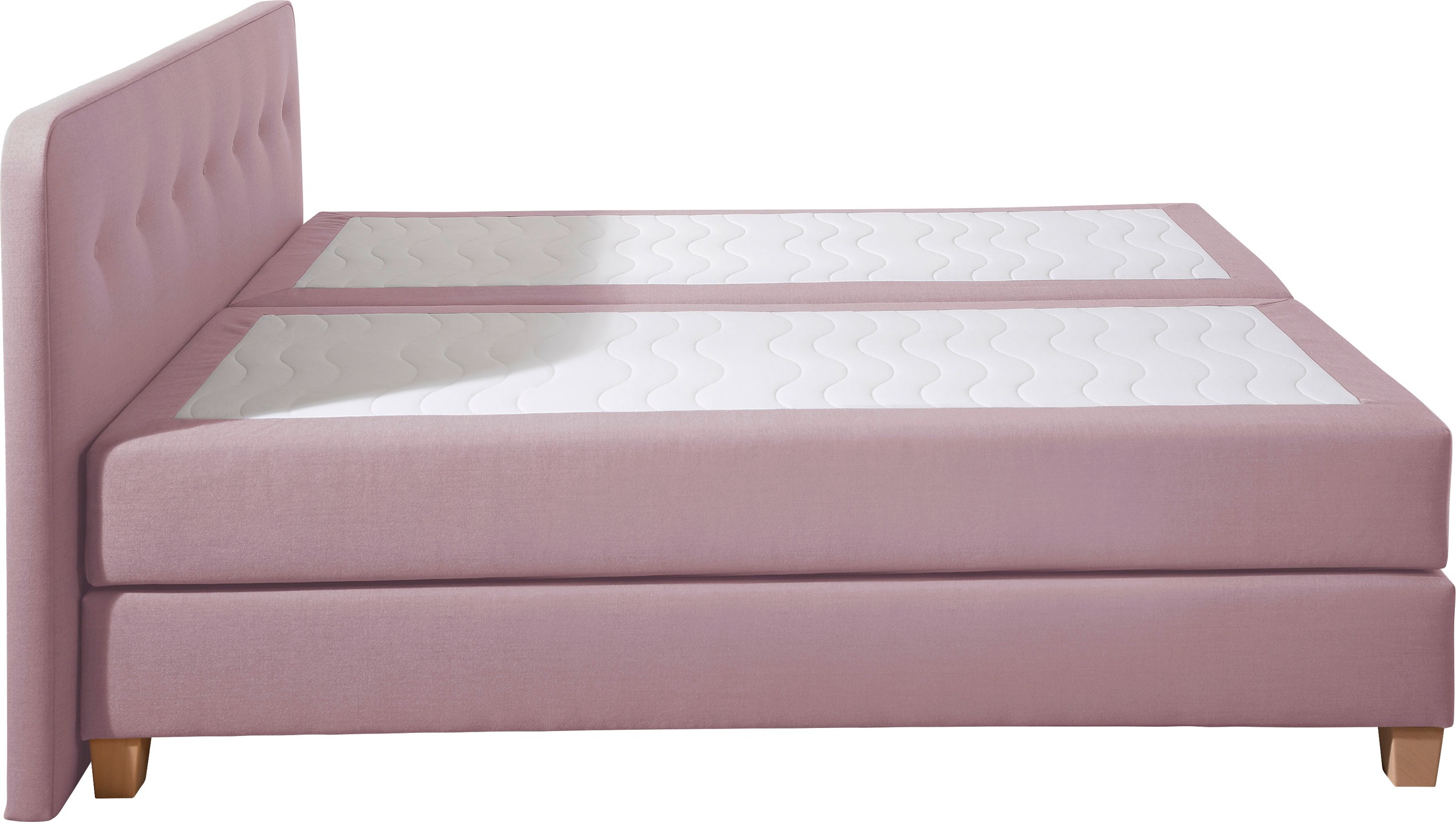 Home affaire Boxspringbett »Fargo«, in Überlänge 220 cm, mit Topper, 3 Ausführungen, 4, Breiten