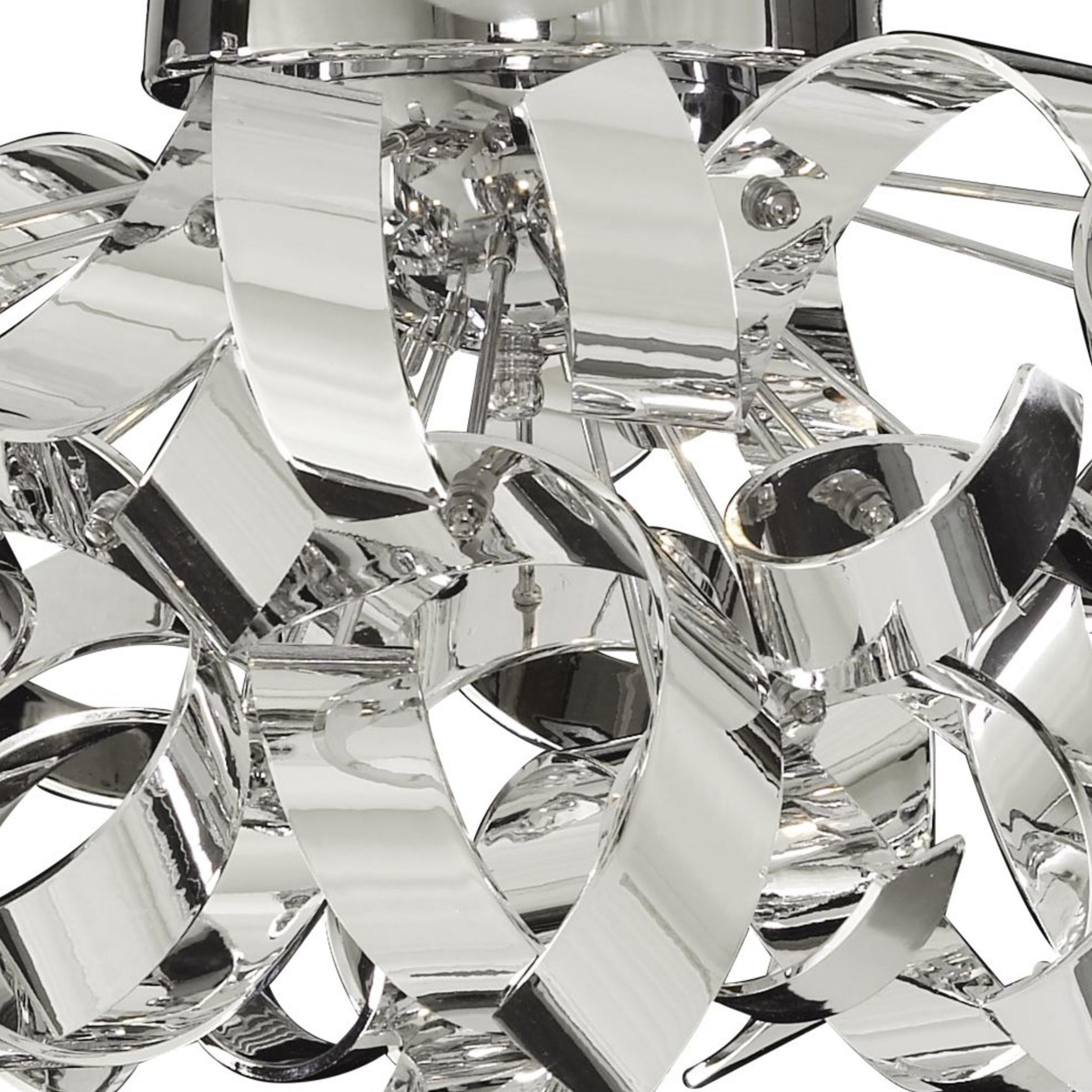 Searchlight Deckenleuchte »Curls 3Lt Semi-Flush - Chrommetall« G9 1 Stk.