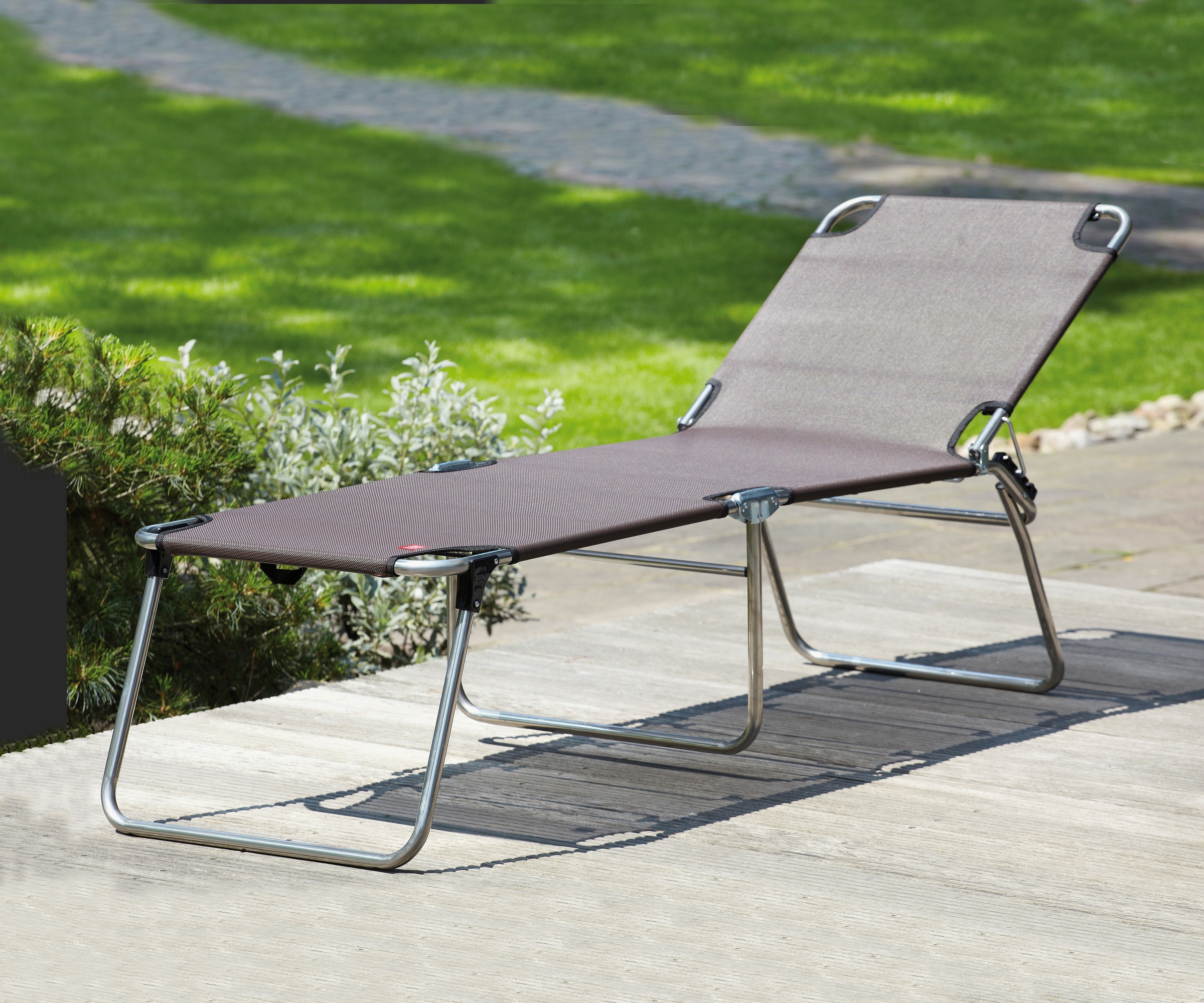 Fiam Relaxliege »fiam amigo 40+ sun«, Dreibeinliege mit Sonnendach günstig online kaufen