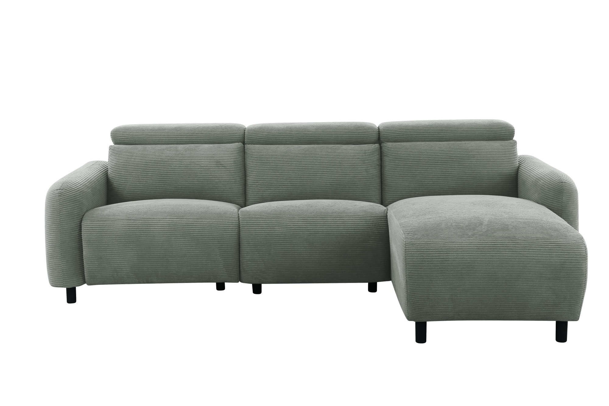 Home affaire Ecksofa »SKAANE in Cord, L-Form, 274 cm, manuelle u. elektrisc günstig online kaufen