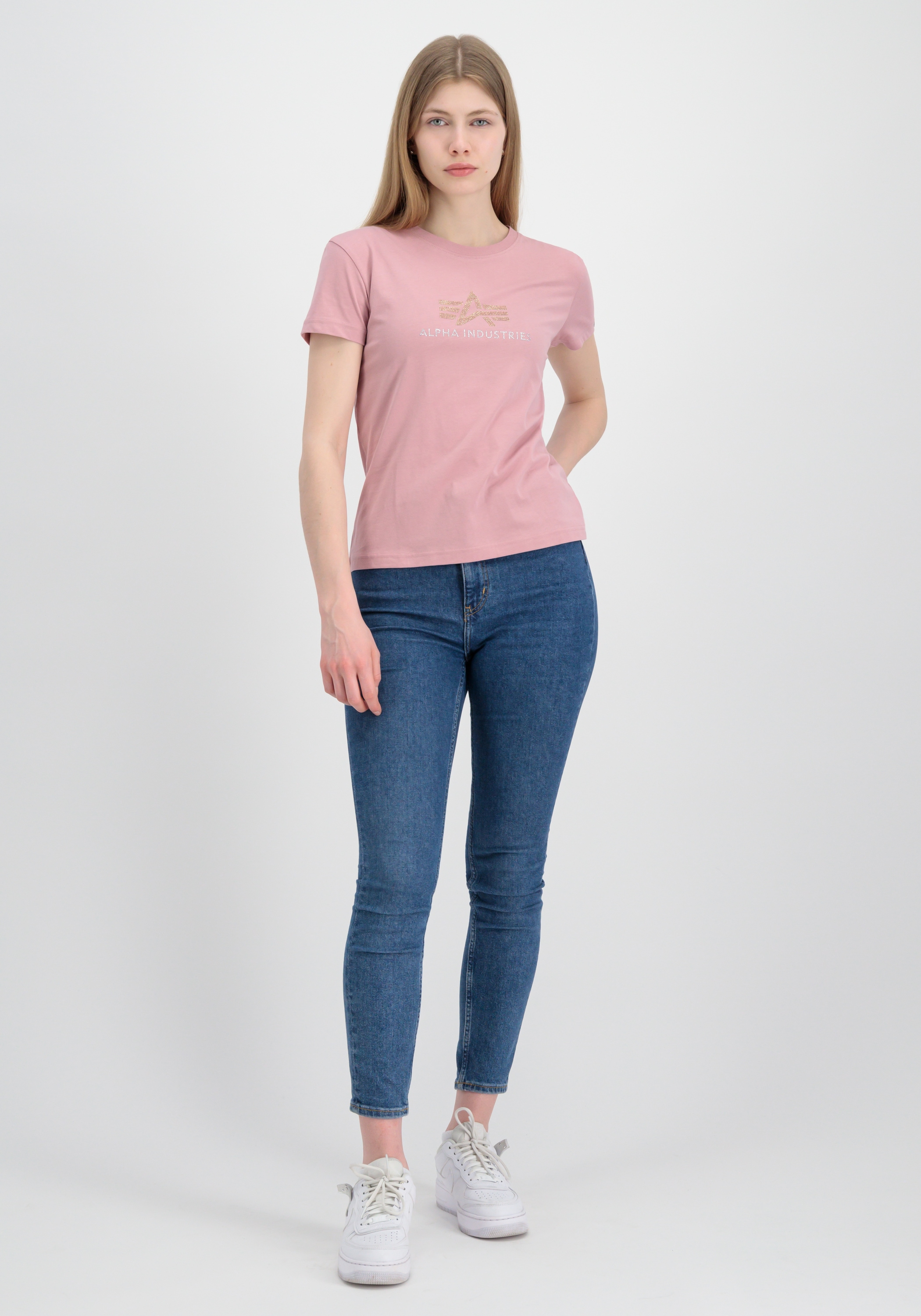 Alpha Industries T-Shirt »Alpha Industries Women - T-Shirts Crystal T Women«