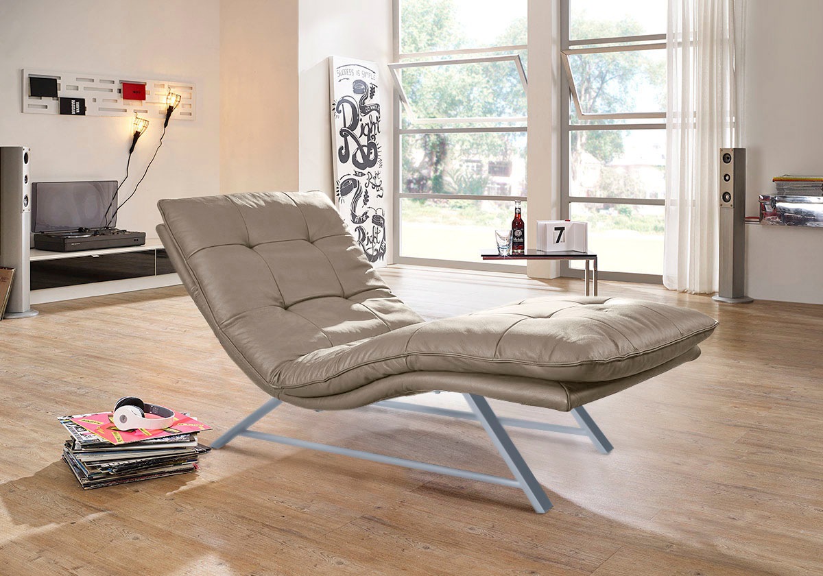 W.SCHILLIG Relaxliege »daily dreams«, in Waffelkissen-Optik, wahlweise mit günstig online kaufen