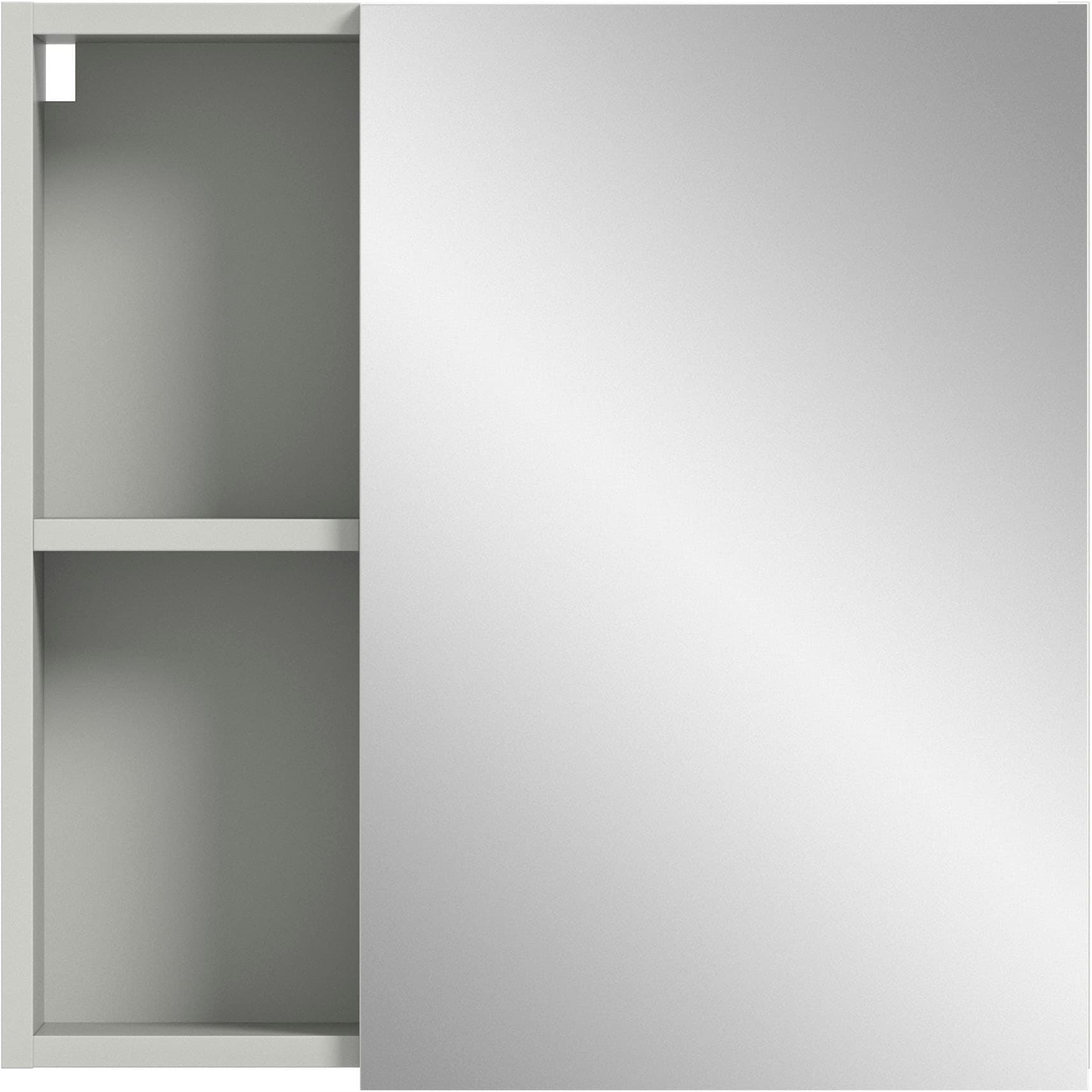 welltime Spiegelschrank »Calcio, Breite 55 cm, 1 Spiegeltür, 3 Einlegeböden, 5 Fächer«, Badschrank, Bad-Möbel, Badezimmer