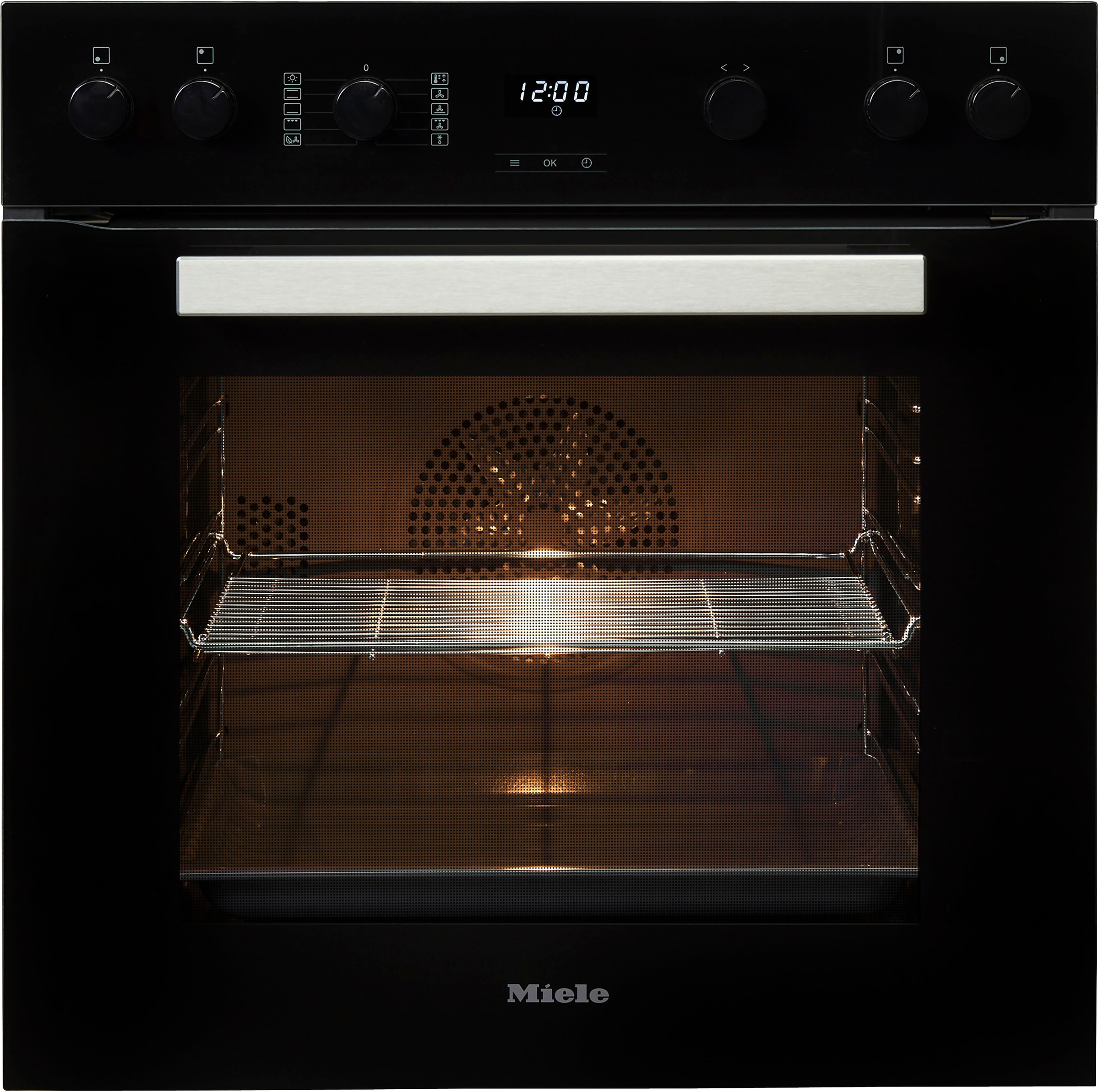 Miele Elektro-Herd-Set »H2455E OBSW + KM 6003 LPT«, PerfectClean Ausstattung, EasyControl Bedienung