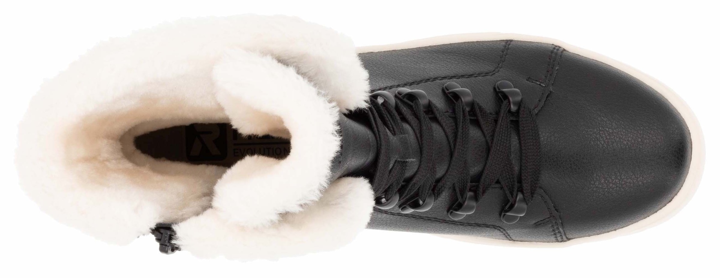 Rieker EVOLUTION Winterboots, Schnürboots, Plateaustiefelette, Profilsohle, Innenreißverschluss
