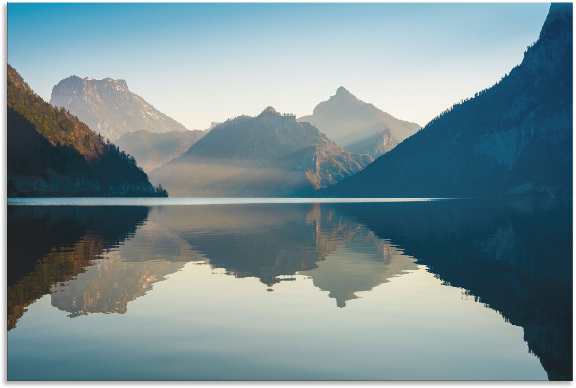 Artland Wandbild "Morgen am Traunsee", Gewässer, (1 St.), als Alubild, Outd günstig online kaufen