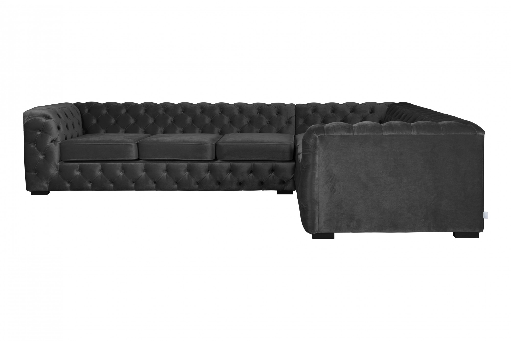 Home affaire Chesterfield-Sofa »KALINA L-Form«, hochwertig Chesterfield-Aus günstig online kaufen