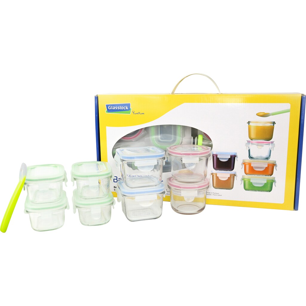 Glasslock Frischhaltedose »Baby Meal«, (Set, 8 tlg.)