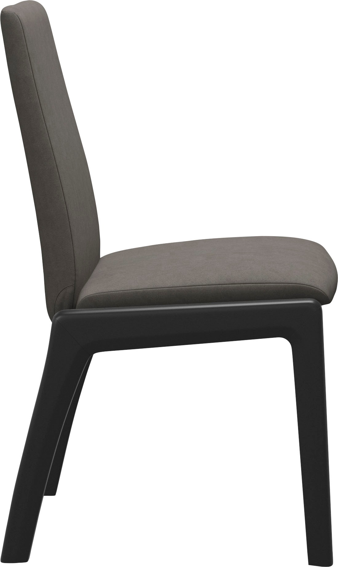 Stressless® Polsterstuhl »Laurel«, Microfaser DINAMICA, Low Back, Größe M, mit abgerundeten Beinen in Schwarz