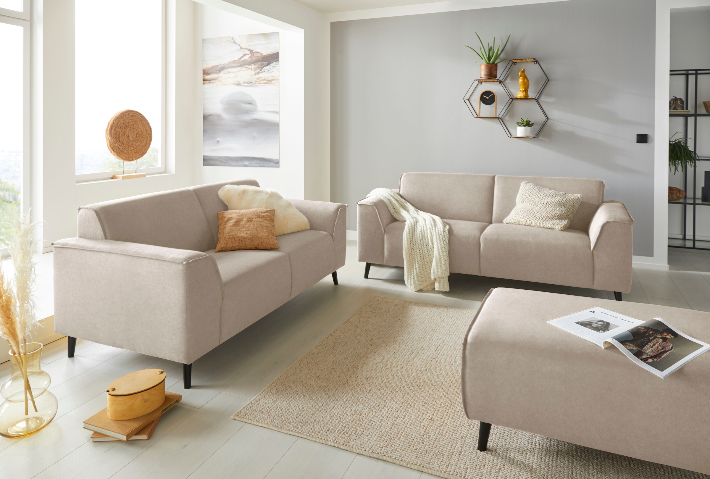 DOMO collection 2,5-Sitzer »Amora tolle Verarbeitungsdetails, komfortabel,«, mit Federkern für hohen Sitzkomfort