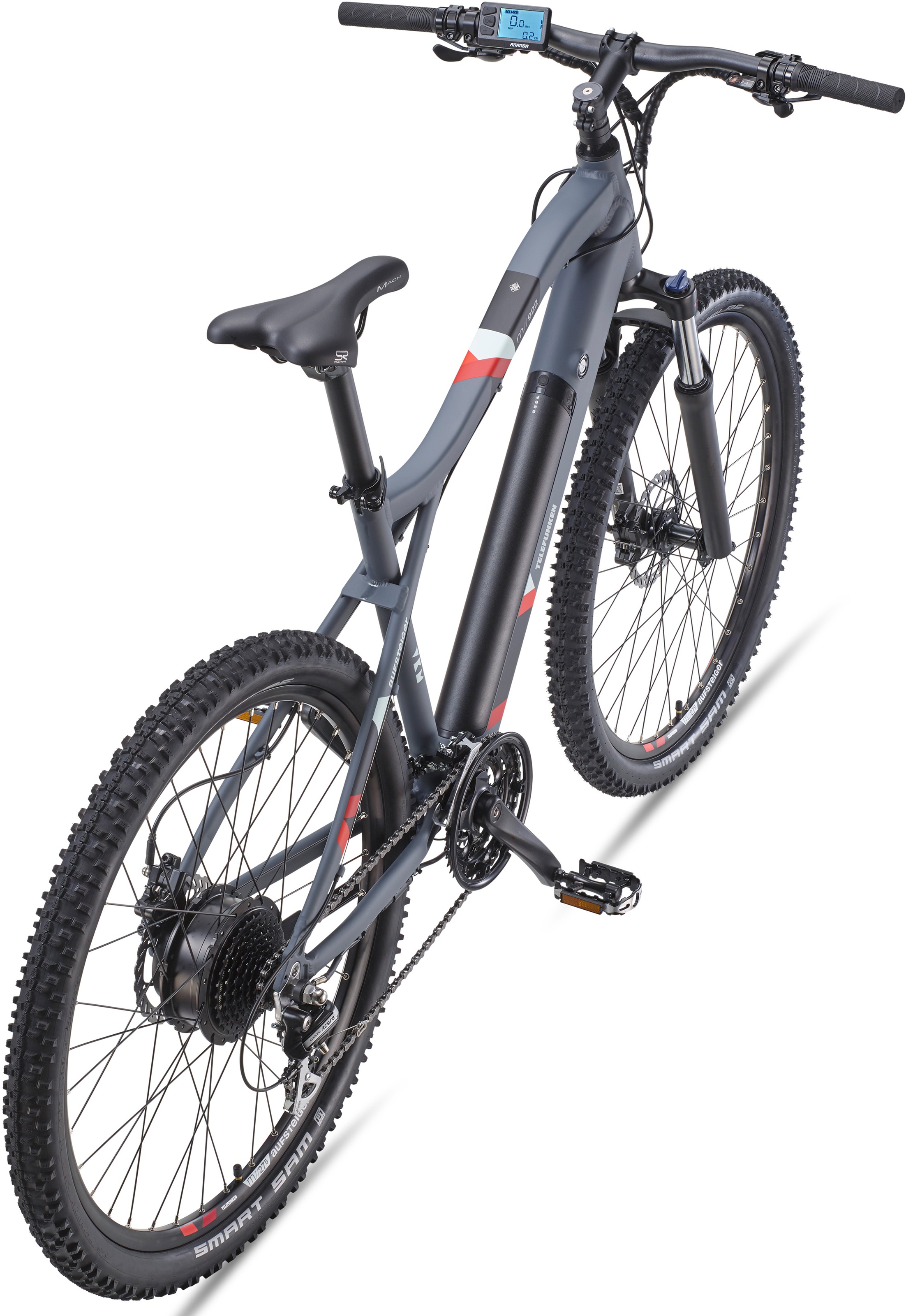 Telefunken E-Bike »Aufsteiger M922«, 24 Gang, Shimano, Acera, Heckmotor 250 W, Pedelec, Elektrofahrrad für Damen u. Herren, MTB, Mountainbike