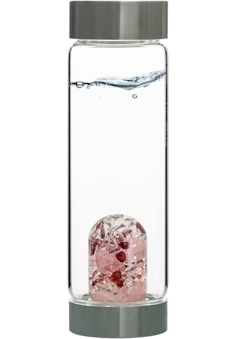 VitaJuwel Wasserkaraffe »Edelsteinflasche ViA Love«, (Rosenquarz - Granat - Bergkristall) kaufen