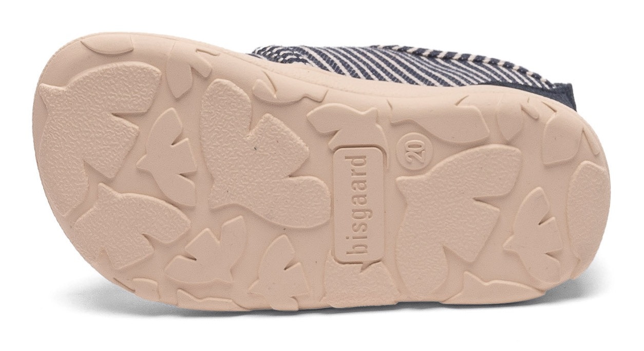 Bisgaard Hausschuh »barefoot basic Weite: normal«, Barfußschuh, Babyschuh mit Klett, Größenschablone zum Download