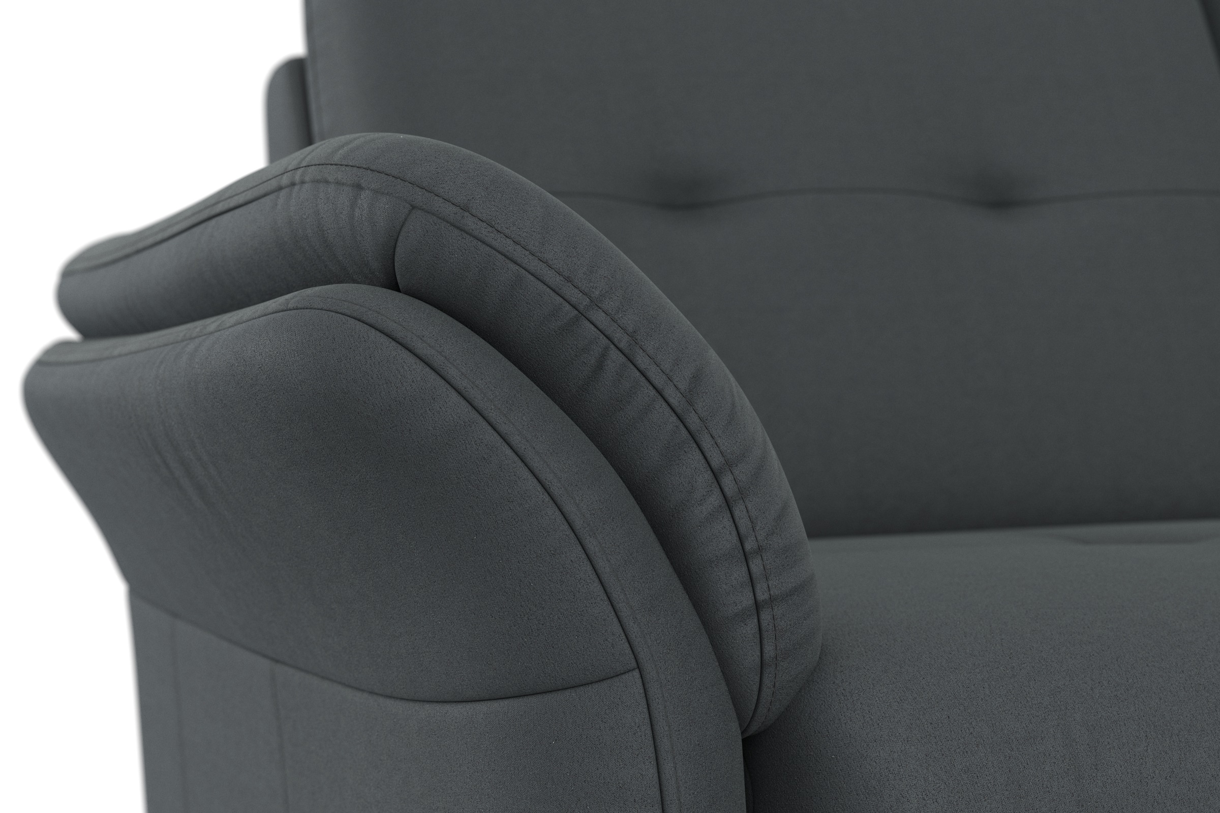 sit&more 2-Sitzer »Göteborg«, inklusive Sitztiefenverstellung und Federkern