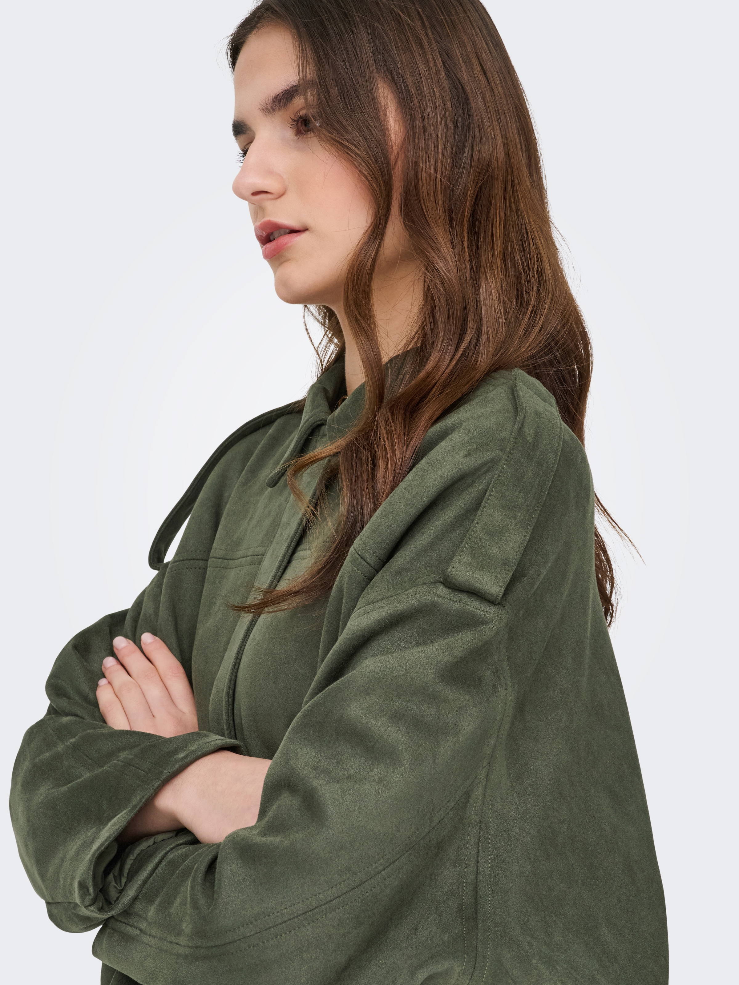 JDY Lederimitatjacke »JDYNIA FAUX SUEDE BAT JACKET OTW NOOS« Wildlederimitat