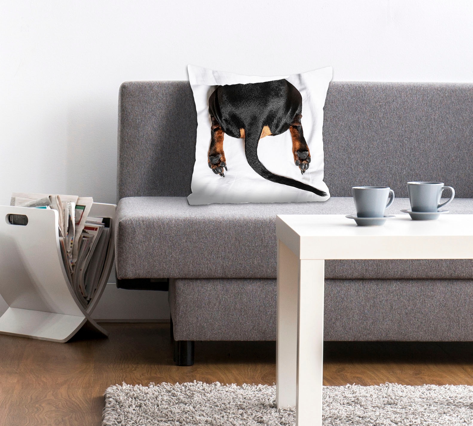 queence Dekokissen »Butt«, mit einem Hundehintern günstig online kaufen
