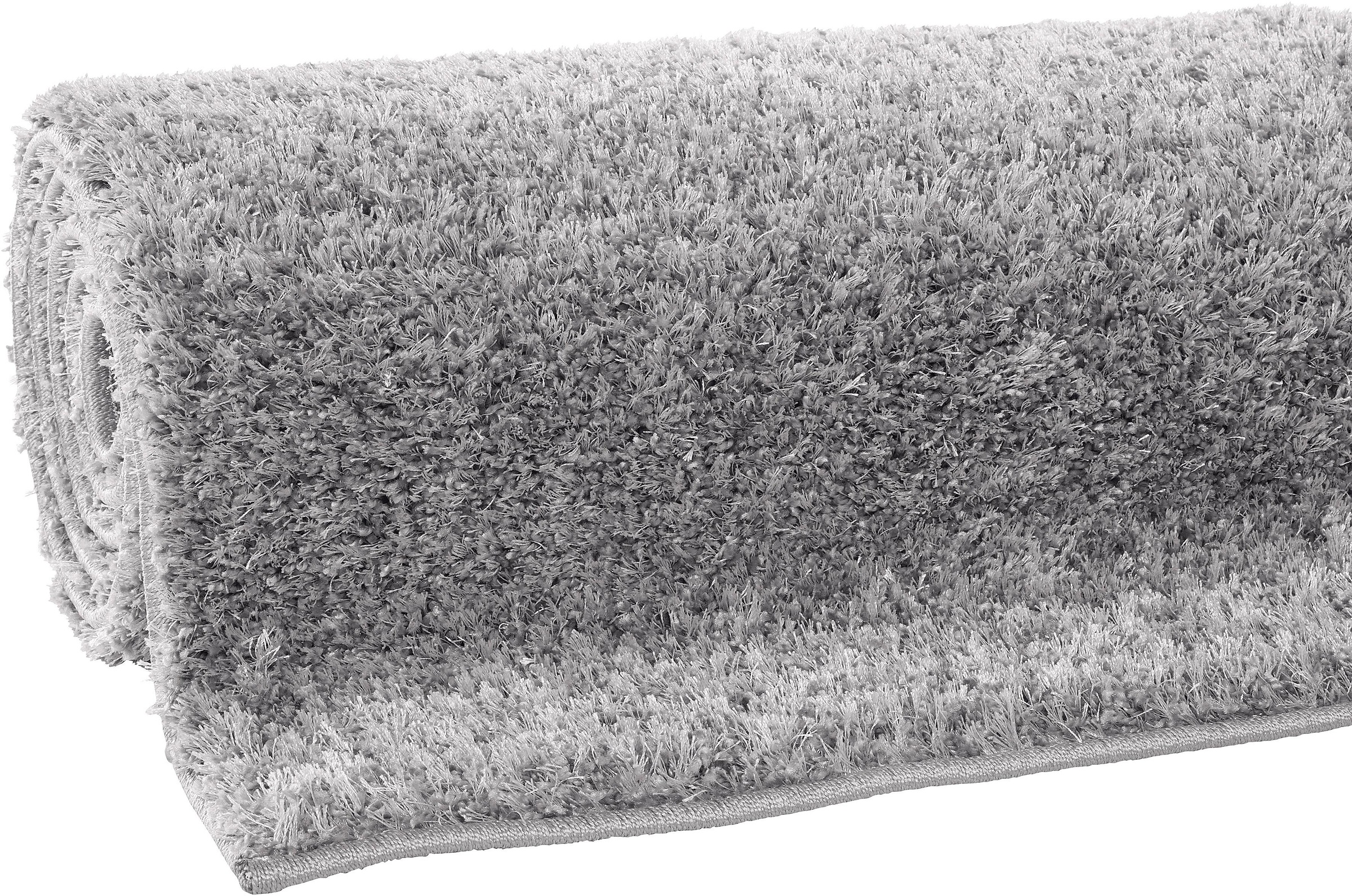 Guido Maria Kretschmer Home&Living Hochflor-Läufer »Cosima«, rechteckig, 30 mm Höhe, Mikrofaser, extra flauschig, weich, pflegeleicht, elegant, Läufer, Uni