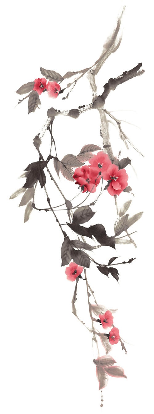 Marburg Vliestapete Blumen Crushed-Optik Modern 270 cm x 70 cm Greige günstig online kaufen