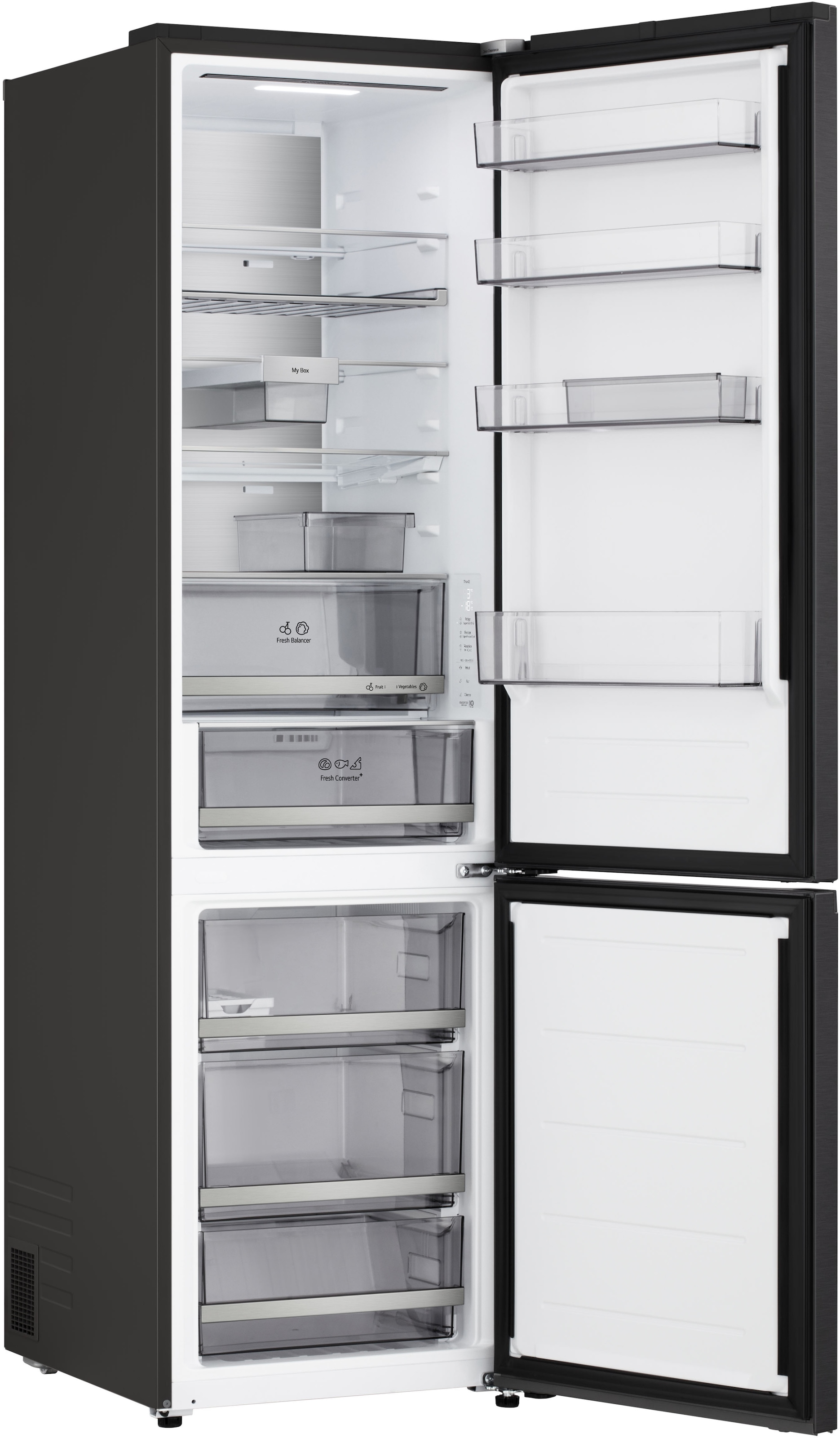 LG Kühl-/Gefrierkombination Serie 7 »GBBS726BEV« 203 cm hoch 59,7 cm breit Vollintegrierbarer Kühlschrank dank frontaler Luftzufuhr und Abluft