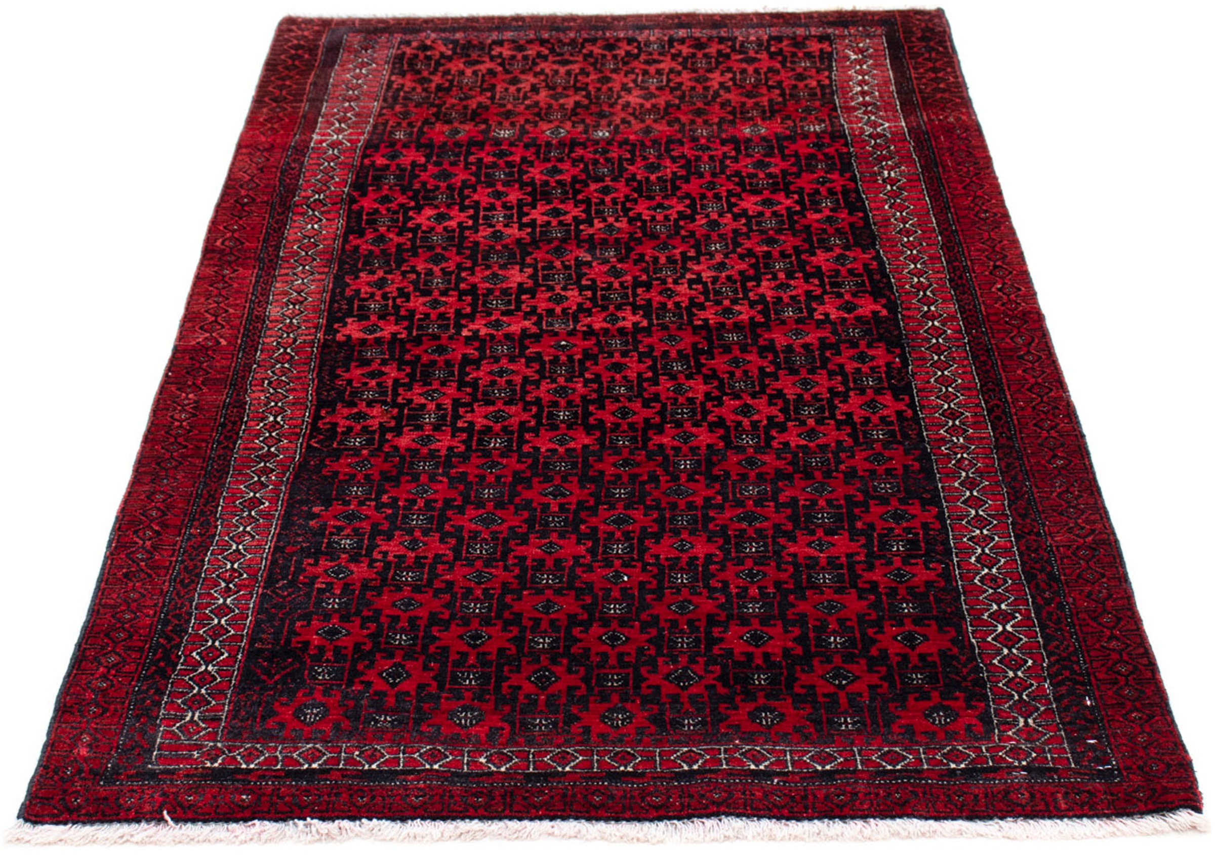 morgenland Orientteppich »Belutsch - 150 x 89 cm - dunkelrot«, rechteckig, günstig online kaufen