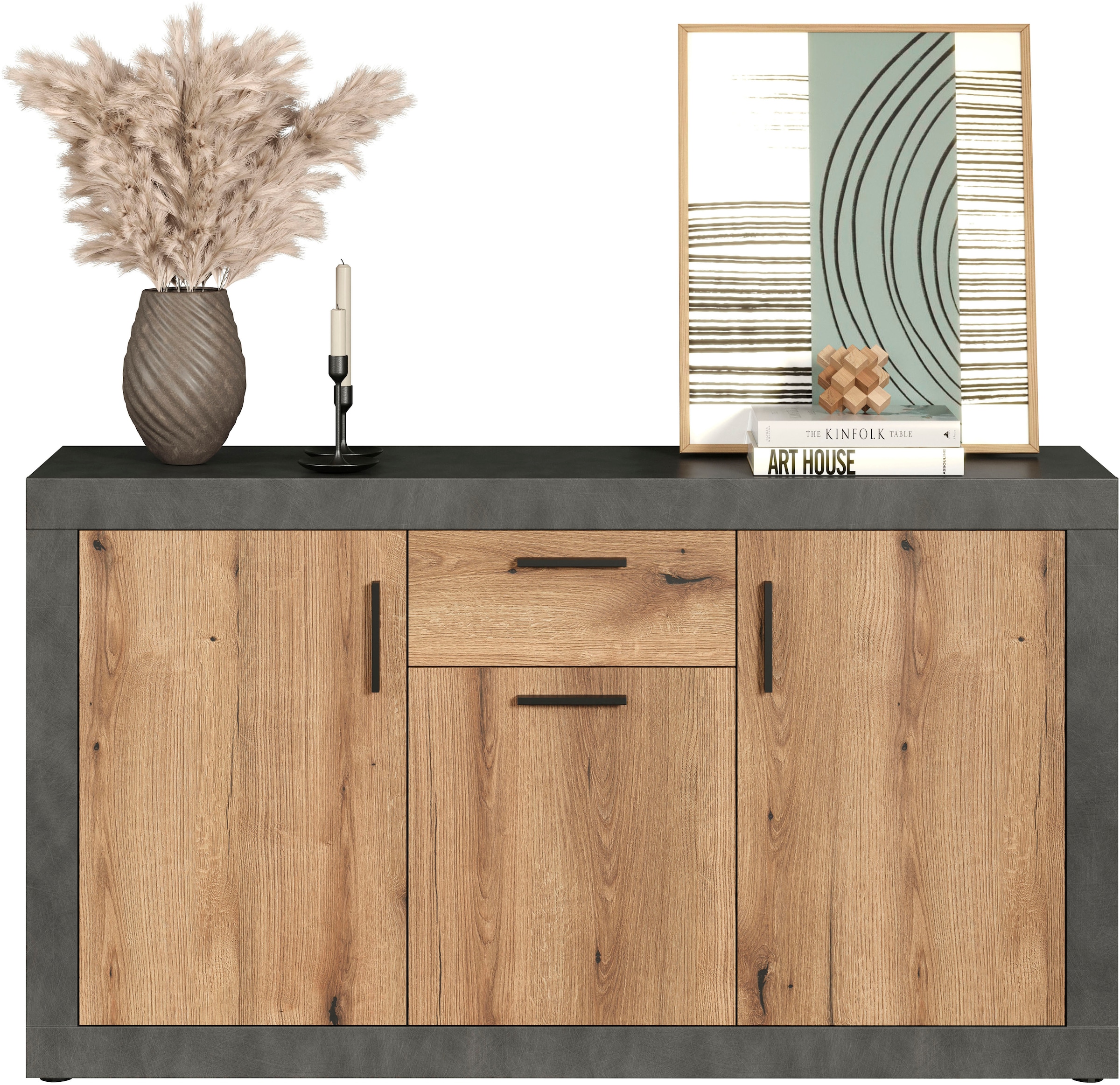 INOSIGN Sideboard »Bergen«, (Packung, 1 St.), Kommode, flexibler Stauraum, Breite 149 cm