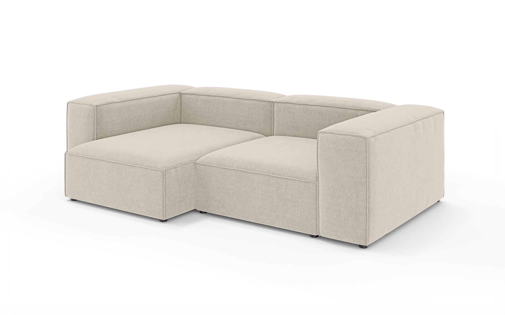 INOSIGN Ecksofa »XL HAILY L-Form, Modularsofa extra tief, Maße B/T/H: 260/160/72 cm«, als Modul oder separat verwendbar, für individuelle Zusammenstellung