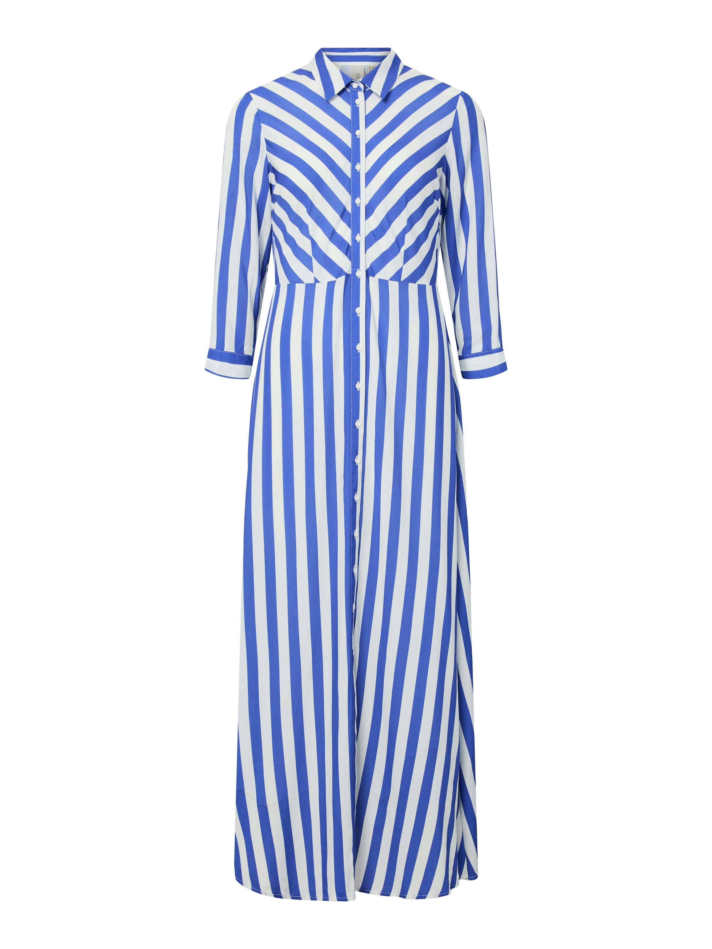 Y.A.S Hemdblusenkleid »YASSAVANNA LONG SHIRT DRESS«, mit 3/4 Ärmel