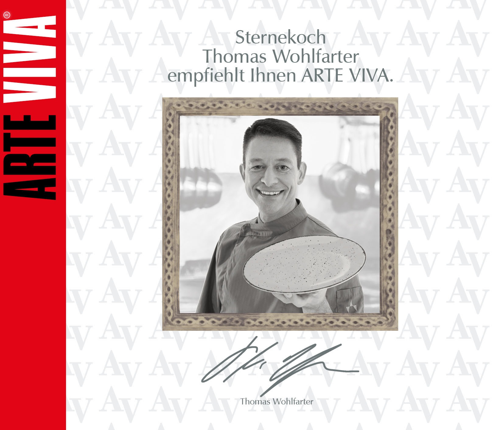 ARTE VIVA Speiseteller »Puro«, (Set, 6 St.), aus Steinzeug, vom Sternekoch günstig online kaufen