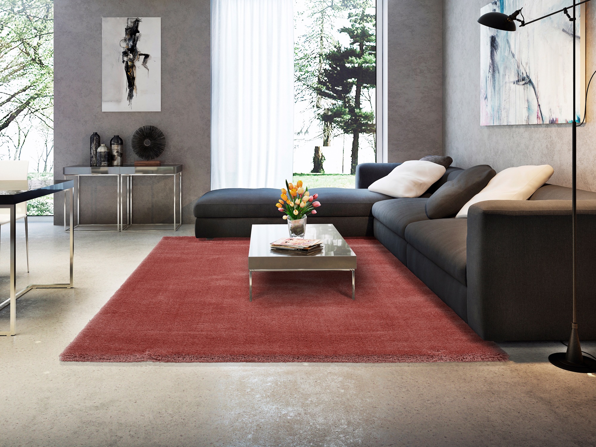 OCI DIE TEPPICHMARKE Hochflor-Teppich »Soft Dream«, rechteckig, 30 mm Höhe, besonders weich durch Microfaser, Wohnzimmer