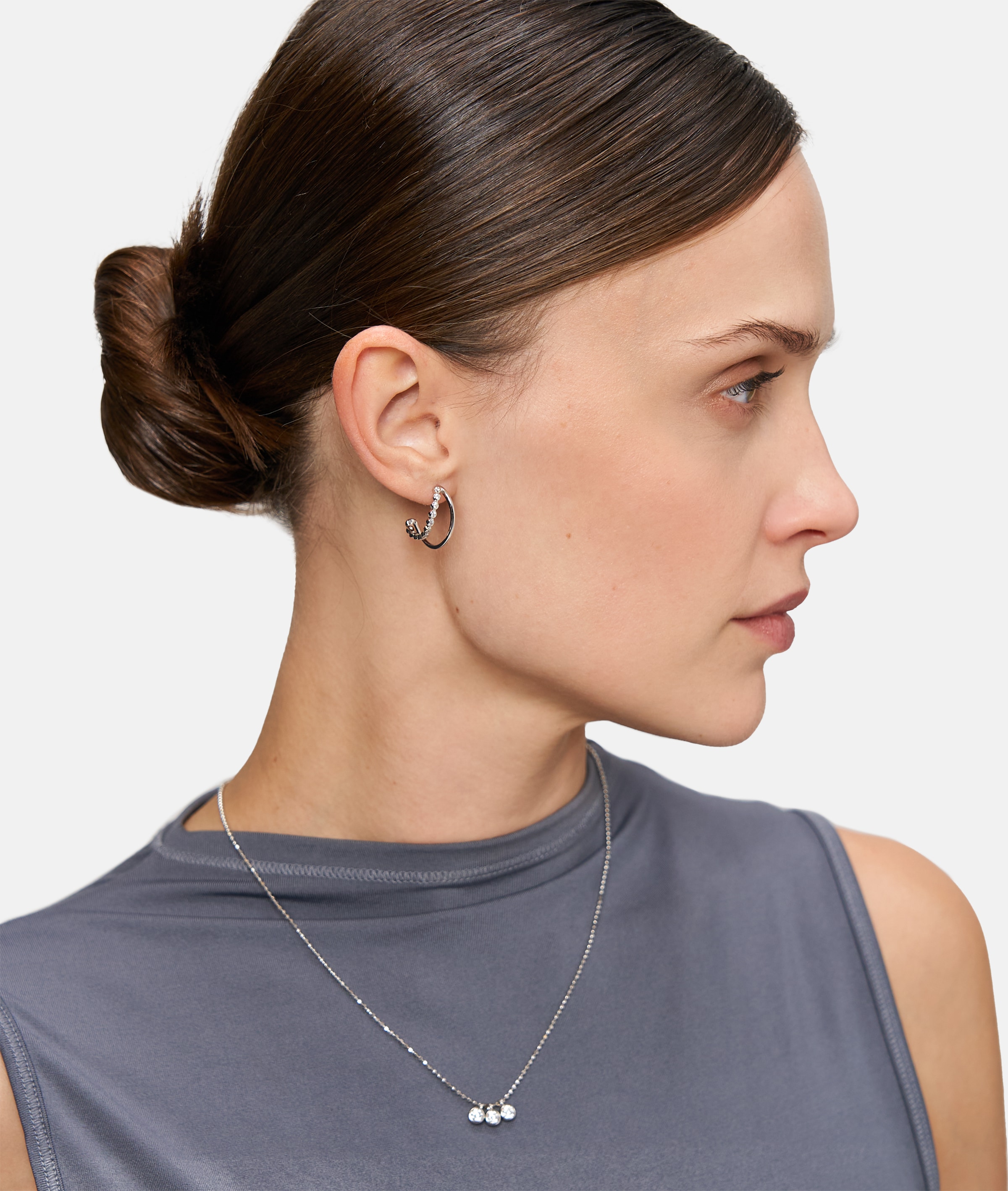 Tamaris Kette mit Anhänger »Schmuck Geschenk Silber 925 Halskette Tiny Glimmer«, mit Zirkonia (synth.)