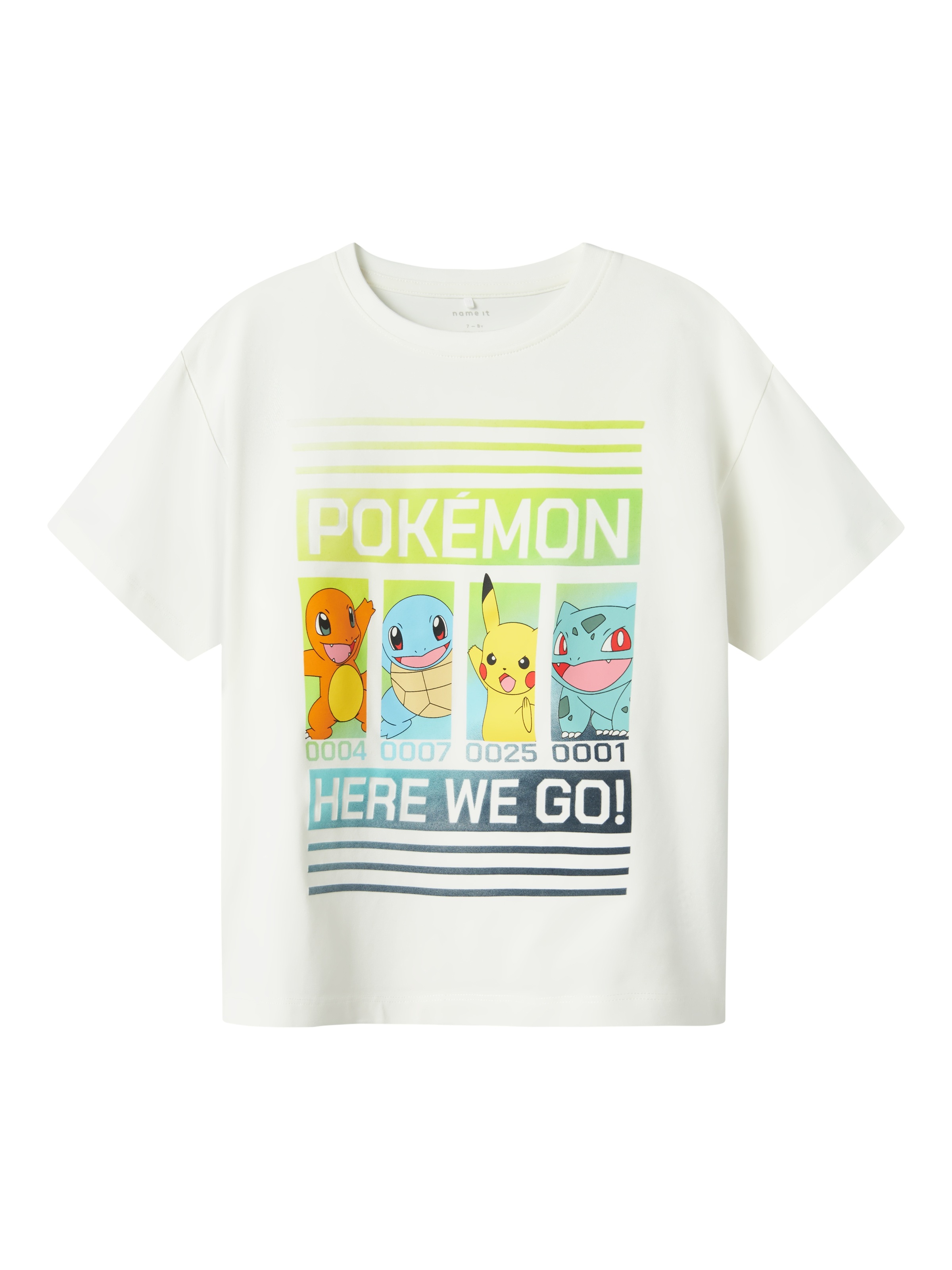 Name It T-Shirt »NKMMABR POKEMON NREG SS TOP BOX NOOS SKY«, mit großem Pokémon-Frontmotiv