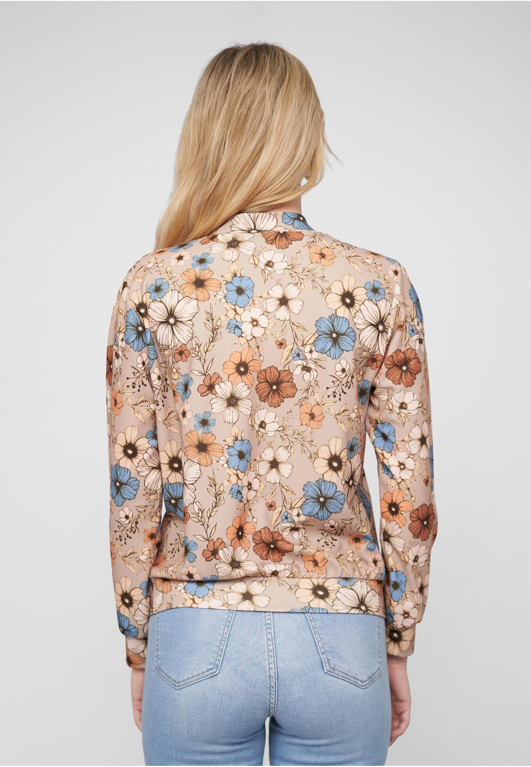 CLOUD 5IVE Klassische Bluse »CLOUD 5IVE Blouson with All-Over Flower Print«